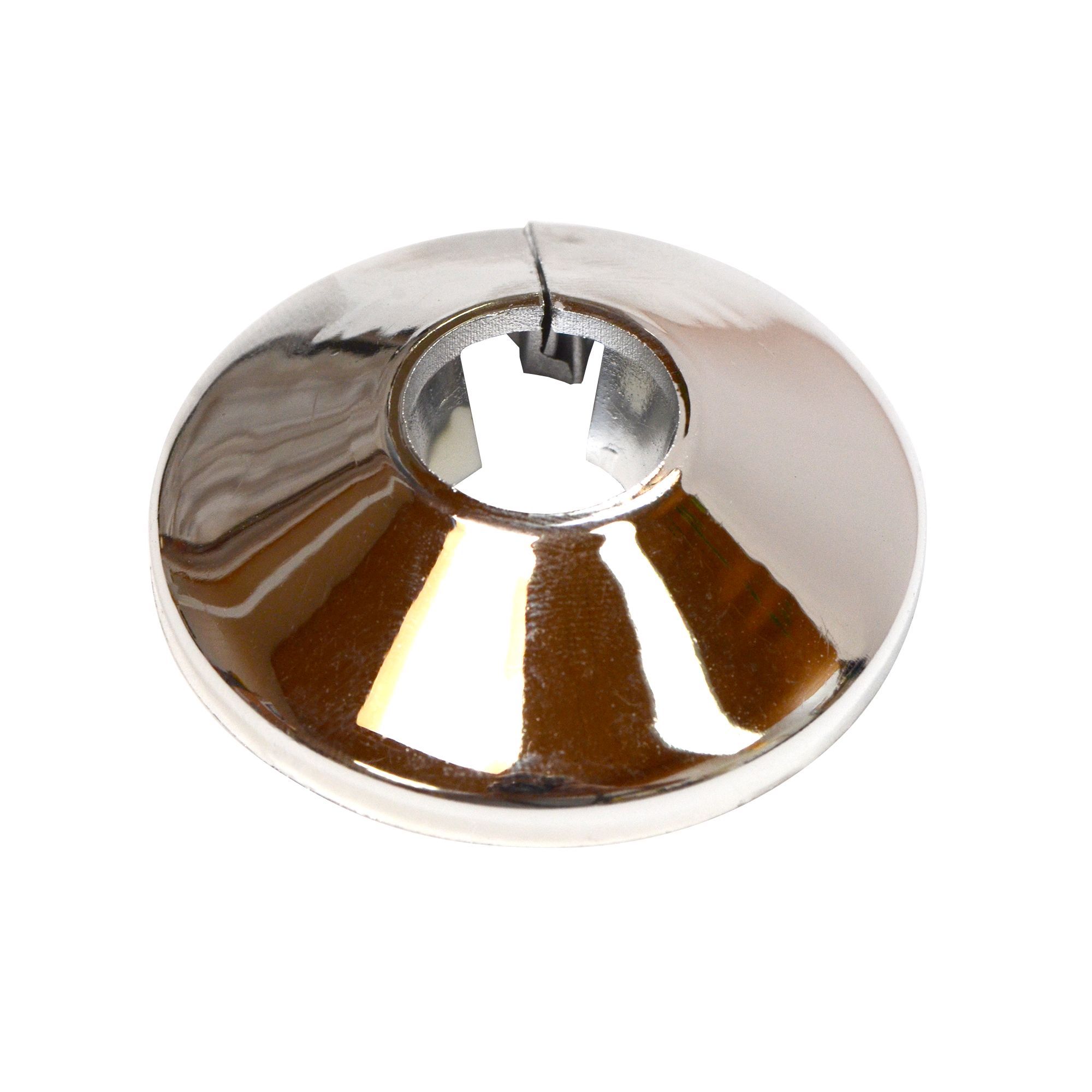 PVC Silver effect Pipe collars (Dia)16mm, Pack of 6 Departments DIY