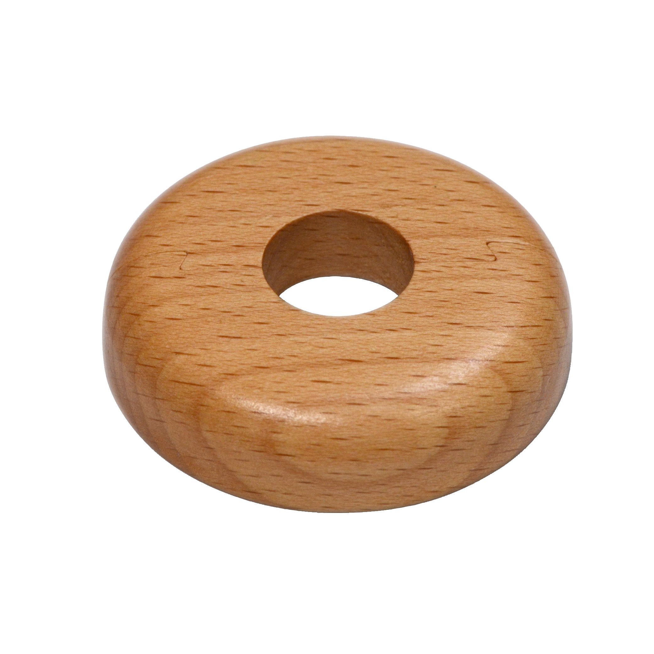 GoodHome DECOR 165 Wood Beech effect Pipe collars (Dia)16mm, Pack of 2