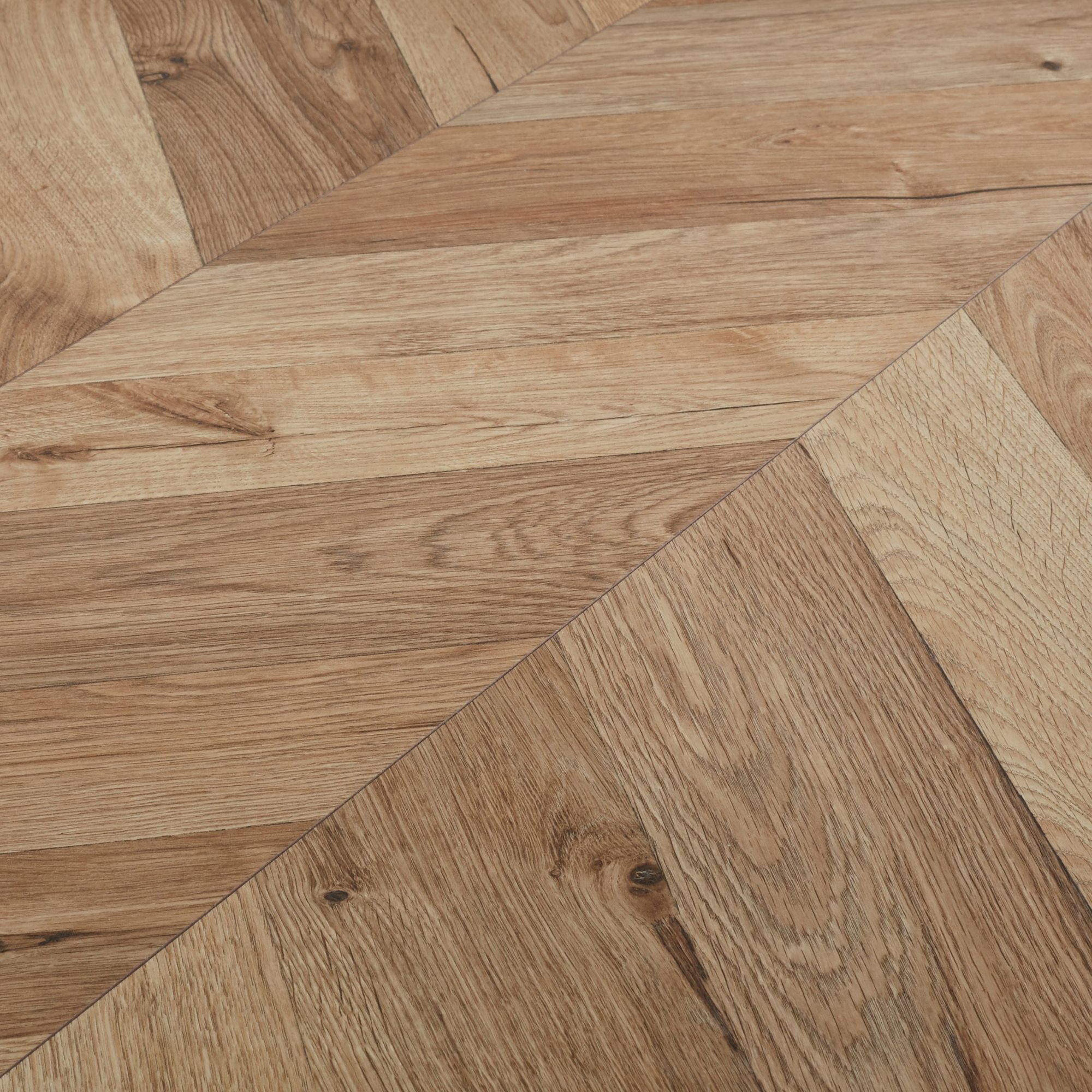 GoodHome Heanor Natural Oak effect Laminate flooring, 2.7m² Pack ...