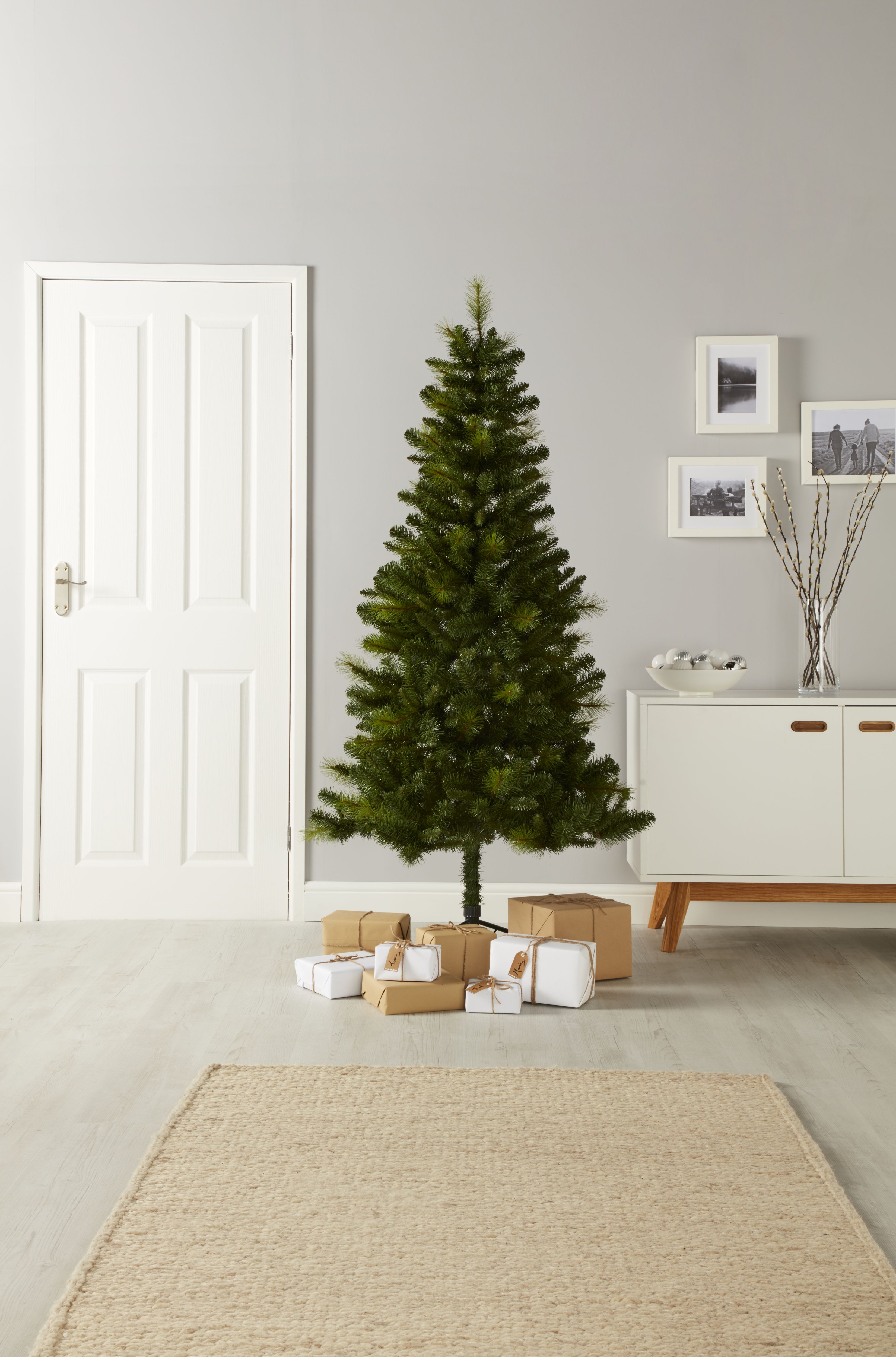 6ft Eiger Natural Looking Artificial Christmas Tree | Departments | DIY ...