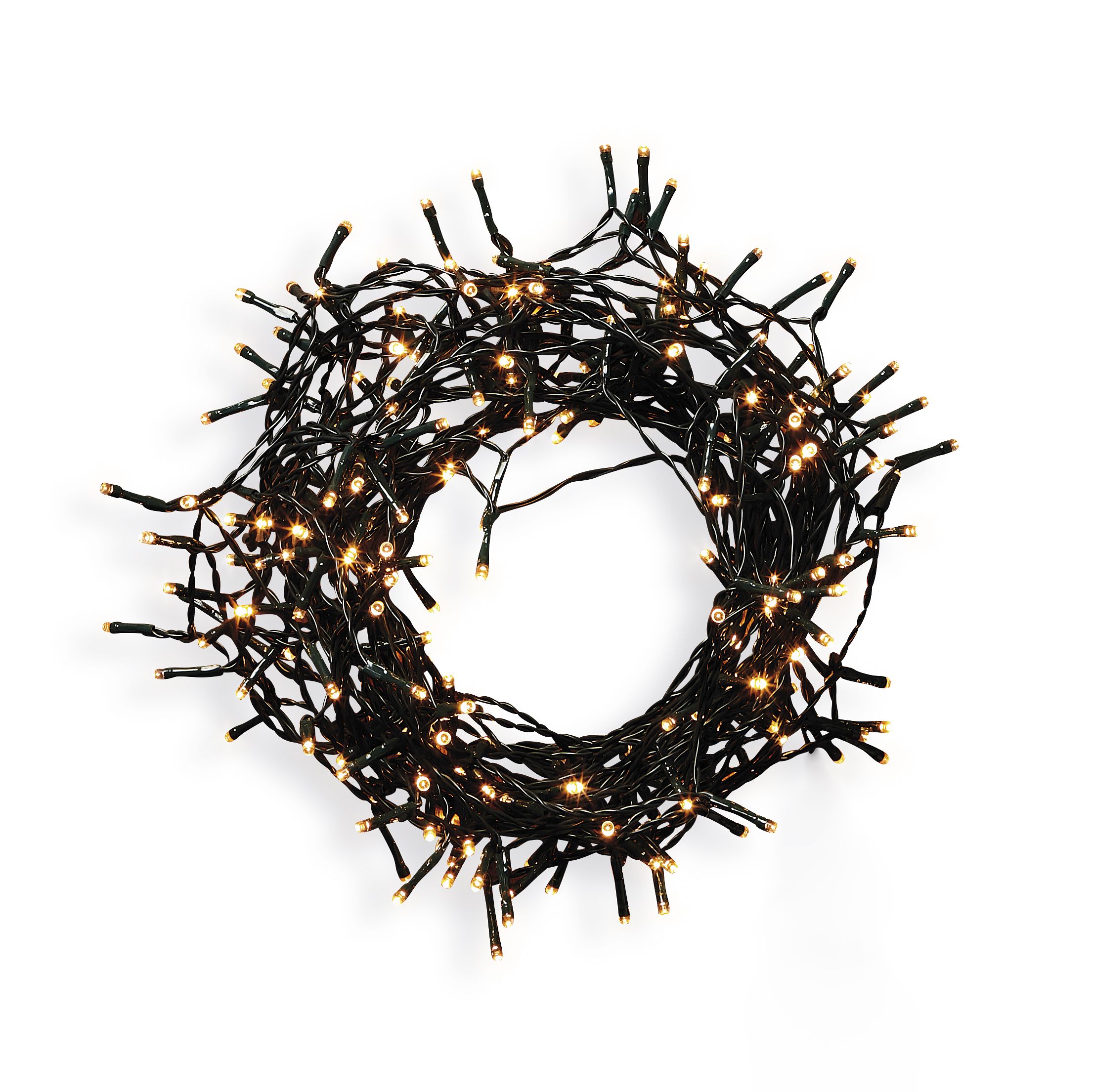 240 Warm white LED String lights Departments DIY at B&Q