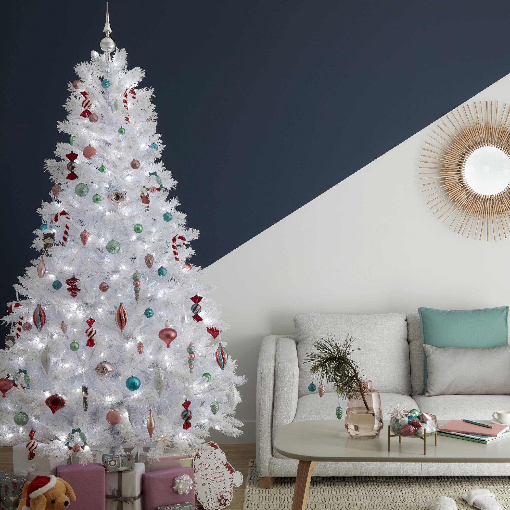 7ft Igora Pre Lit Artificial Christmas Tree Departments Diy At B Q