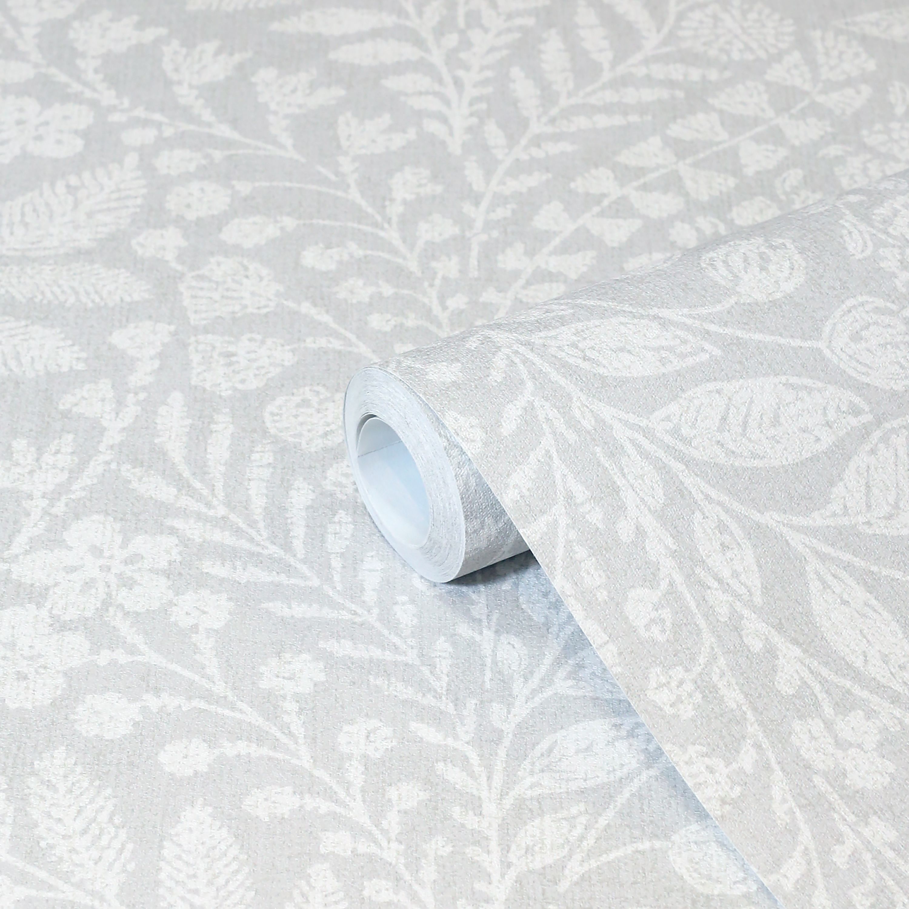 grey patterned wallpaper