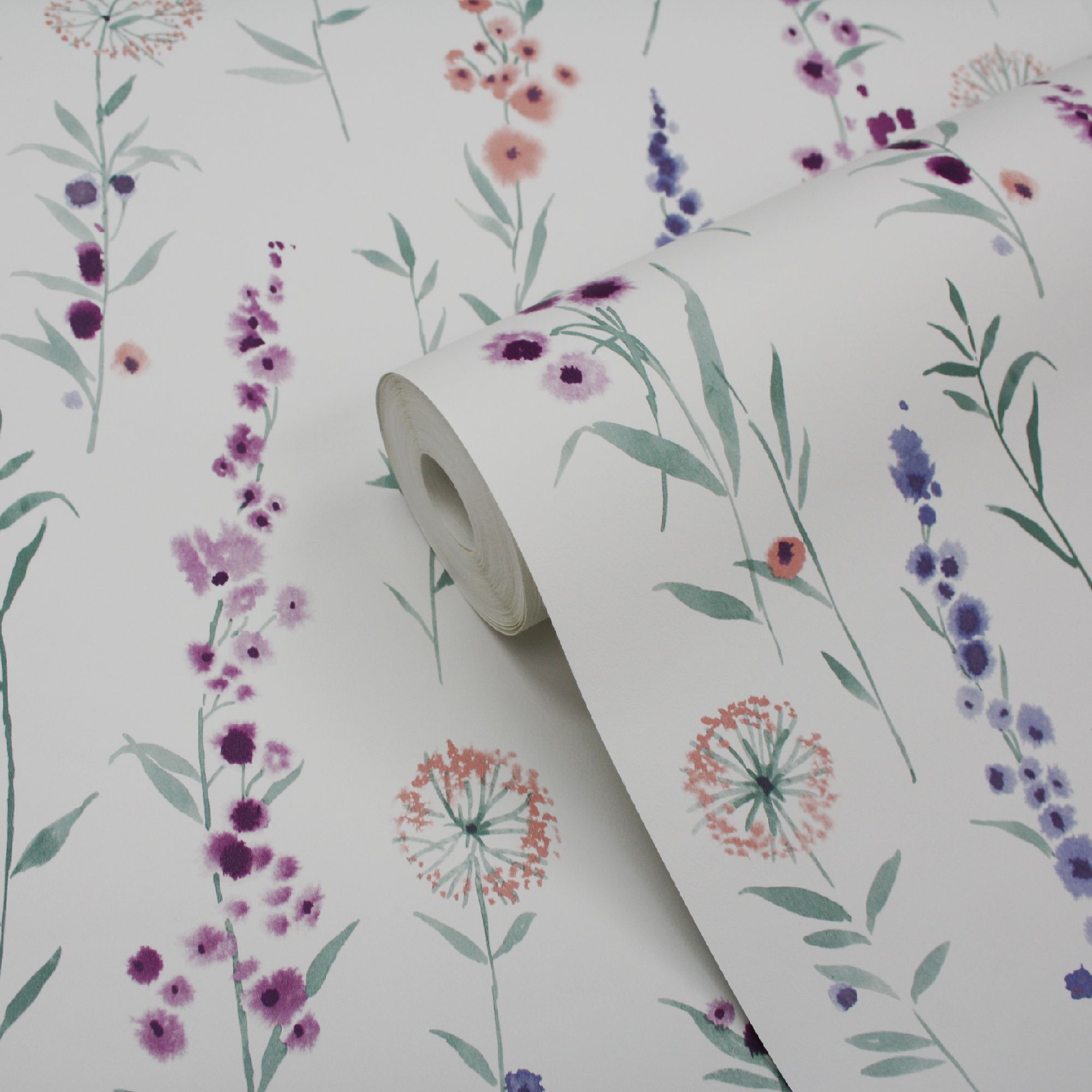 goodhome bifora purple floral smooth wallpaper departments diy at b q goodhome bifora purple floral smooth wallpaper departments diy at b q