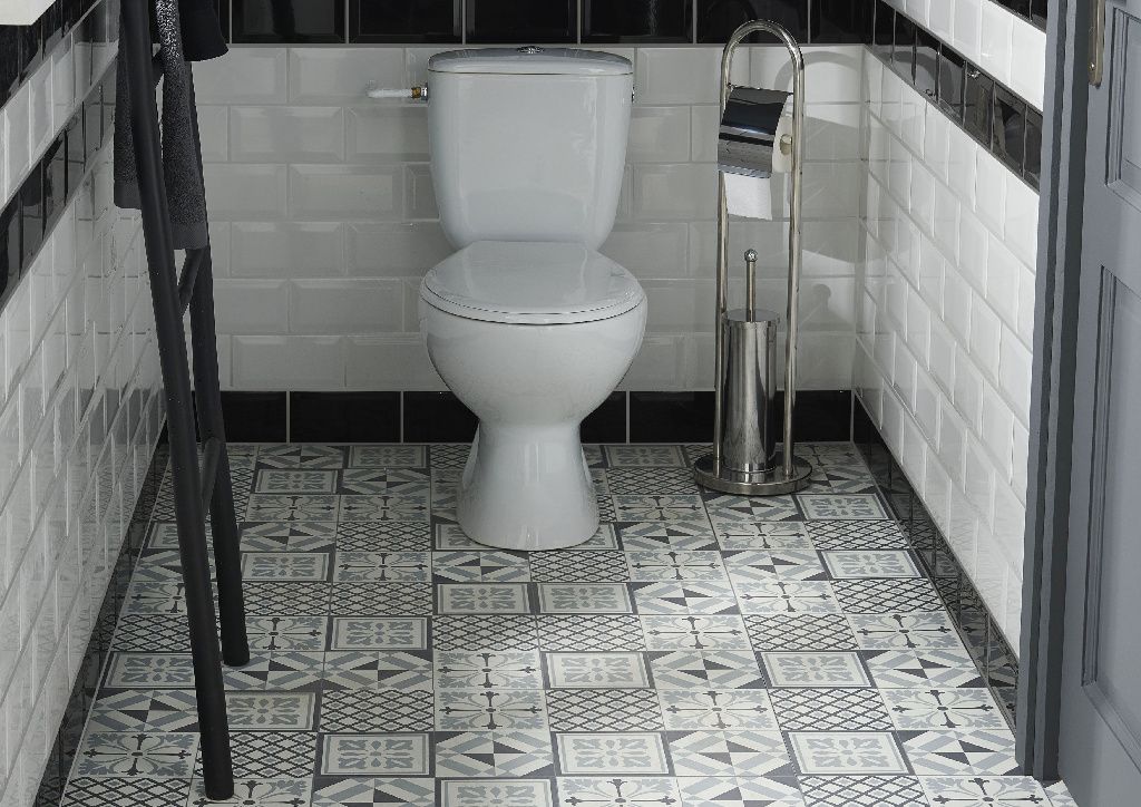 Konkrete Grey Matt Porcelain Floor Tile Pack Of 34 L 200mm W