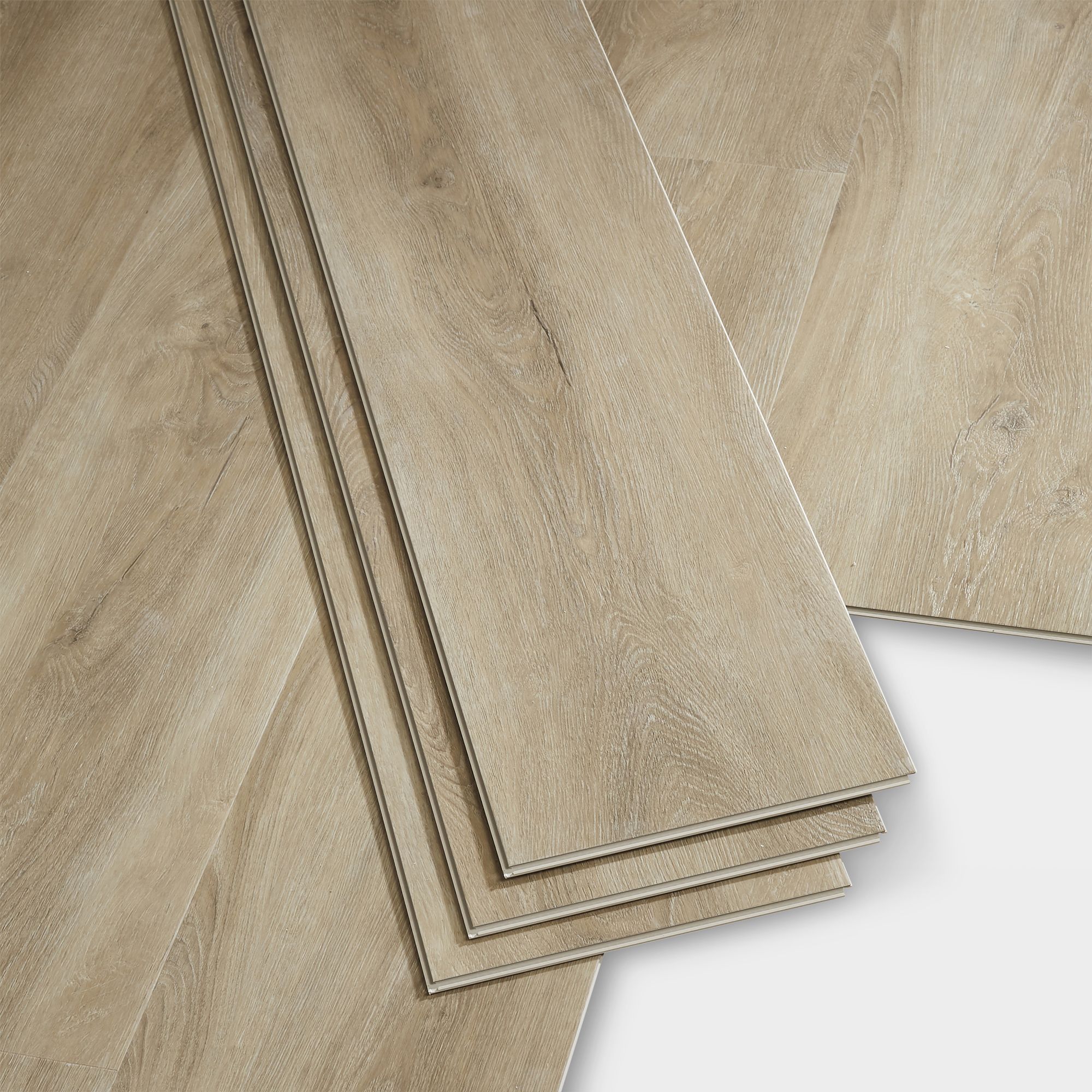 GoodHome Jazy Natural Wood effect Luxury vinyl click flooring, 2.24m² ...