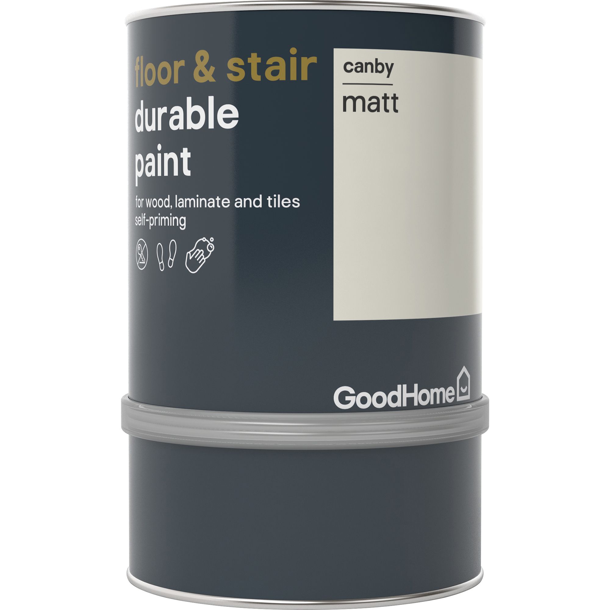 GoodHome Durable Canby Matt Floor & stair paint, 0.75L Departments