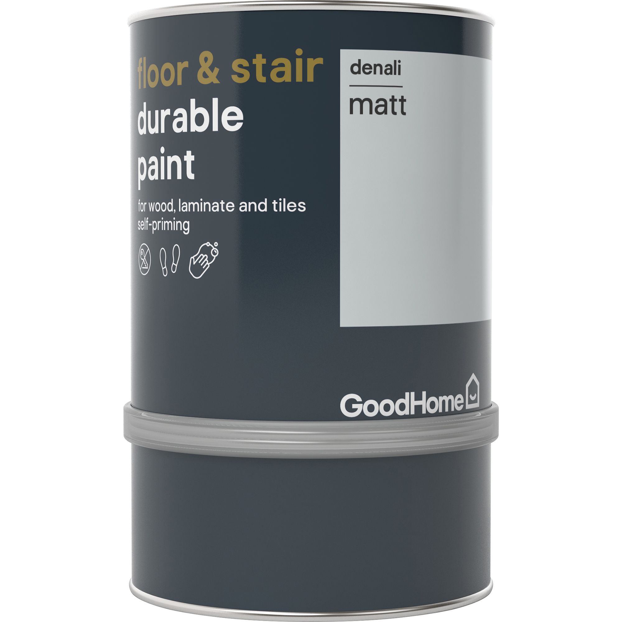 GoodHome Durable Denali Matt Floor & stair paint, 0.75L Departments