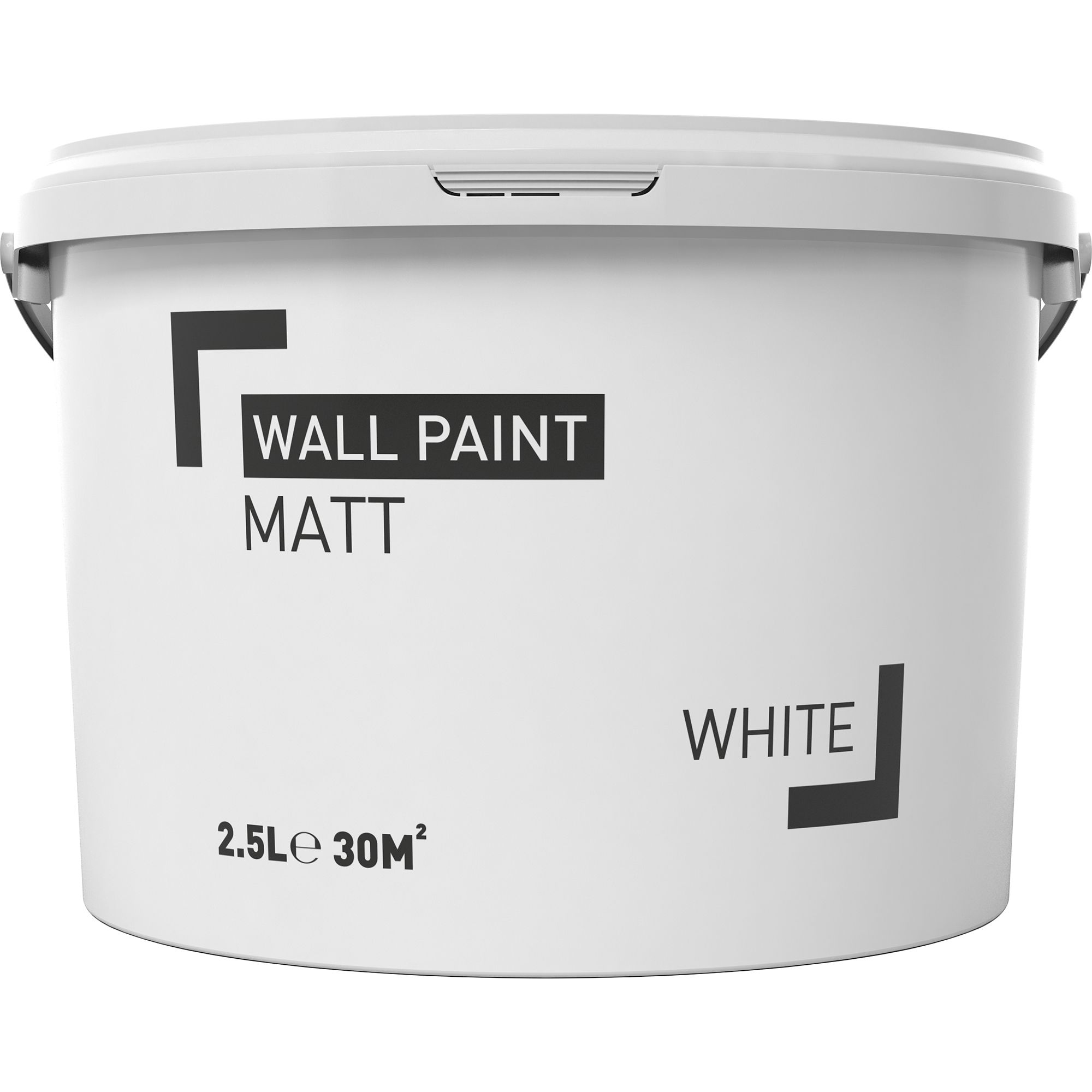 White Matt Emulsion paint, 2.5L Departments DIY at B&Q