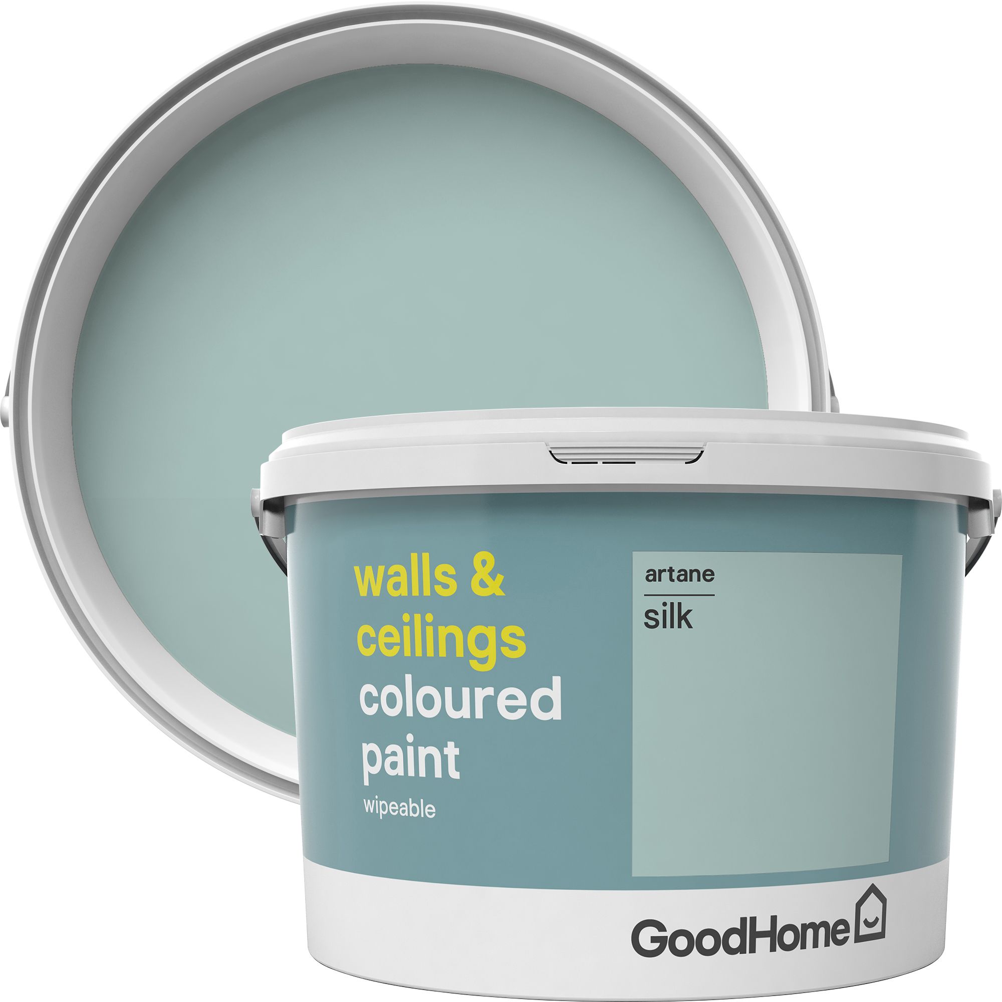 GoodHome Walls & ceilings Artane Silk Emulsion paint 2.5L Departments
