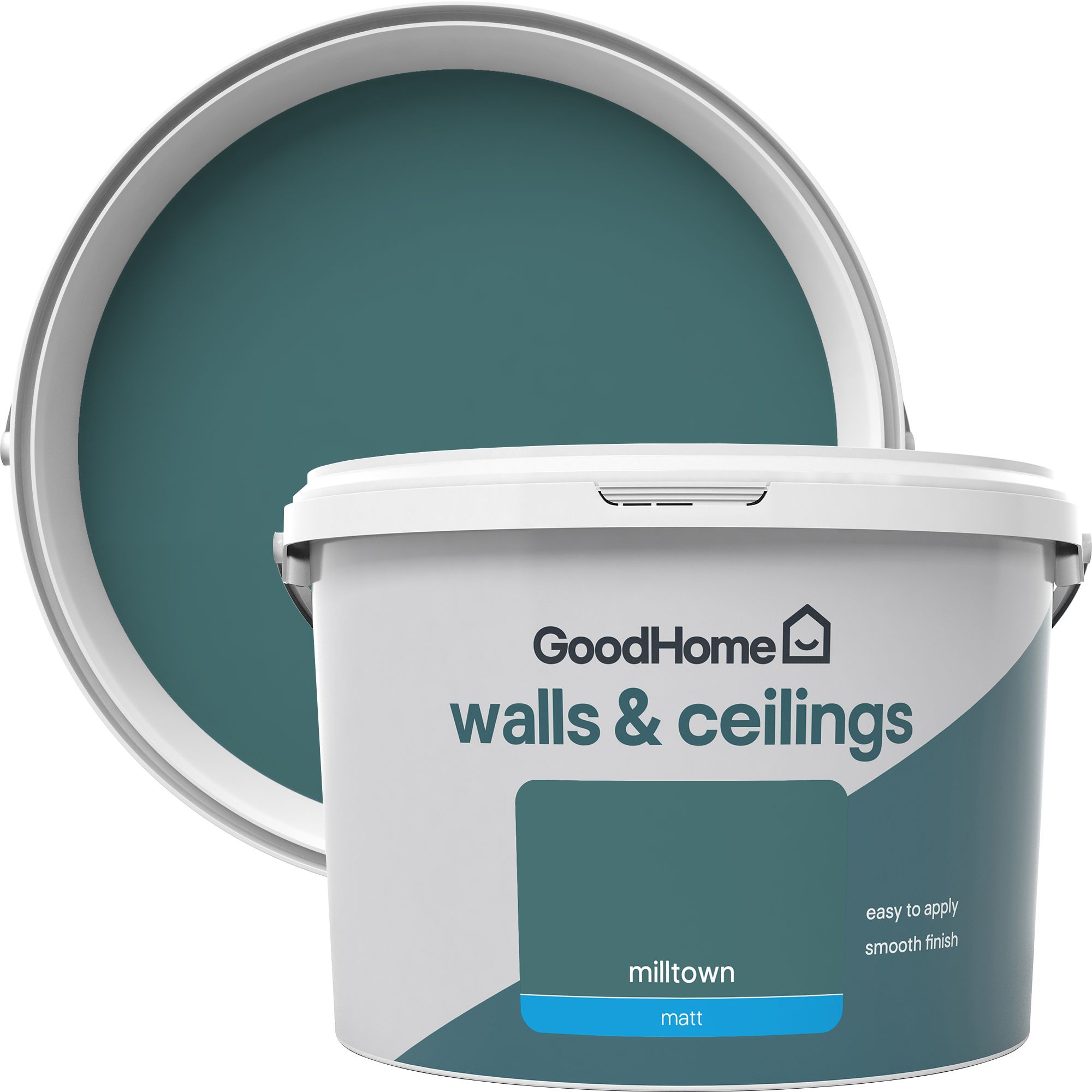 GoodHome Walls & ceilings Milltown Matt Emulsion paint 2.5L