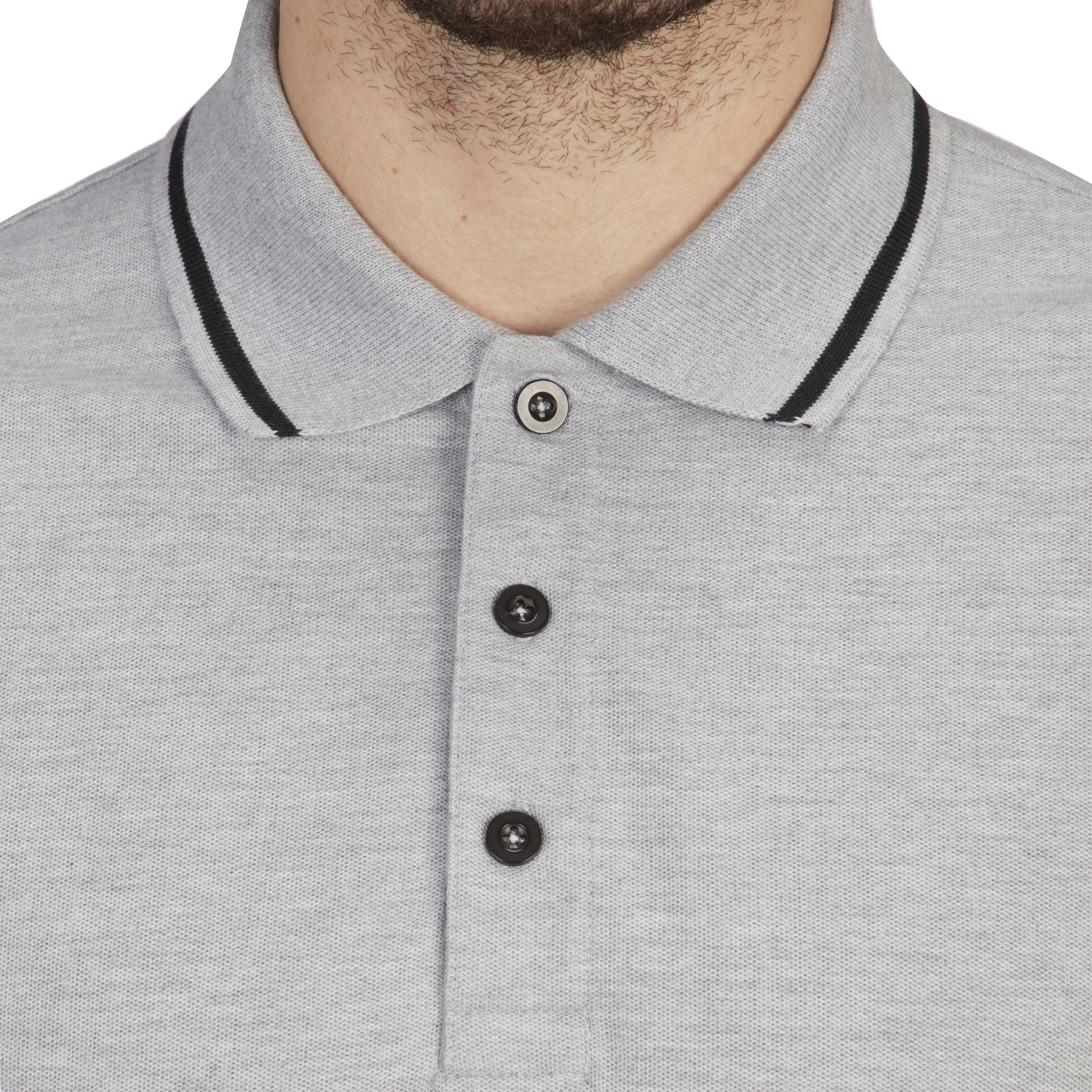 Site Tanneron Grey melange Men's Polo shirt X Large | Departments | DIY ...