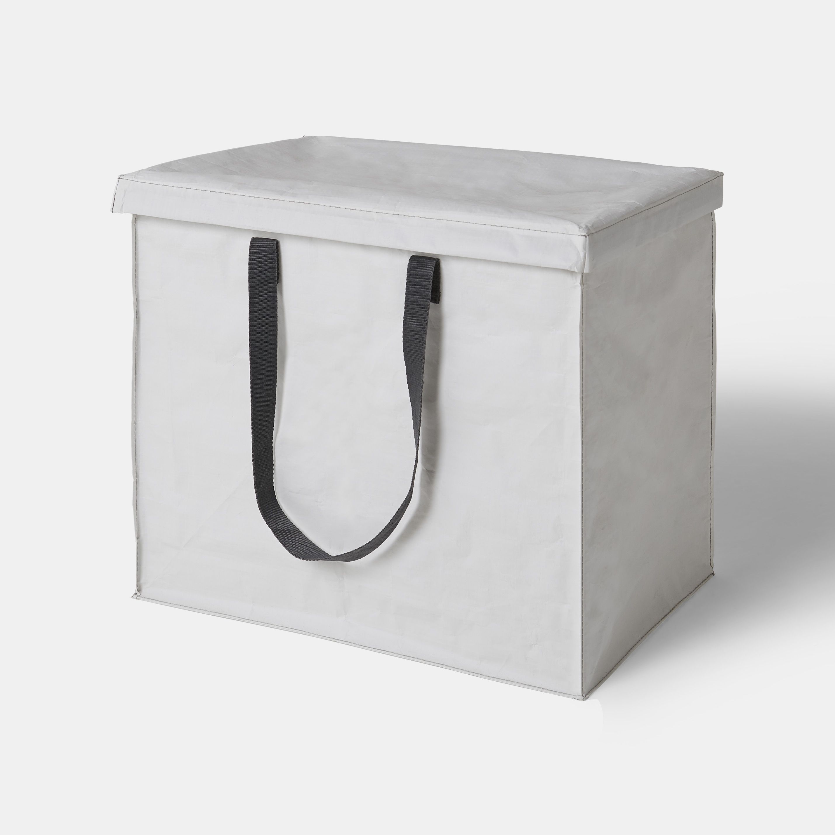 GoodHome White Woven polypropylene Recycling bag 54L, Set of 4