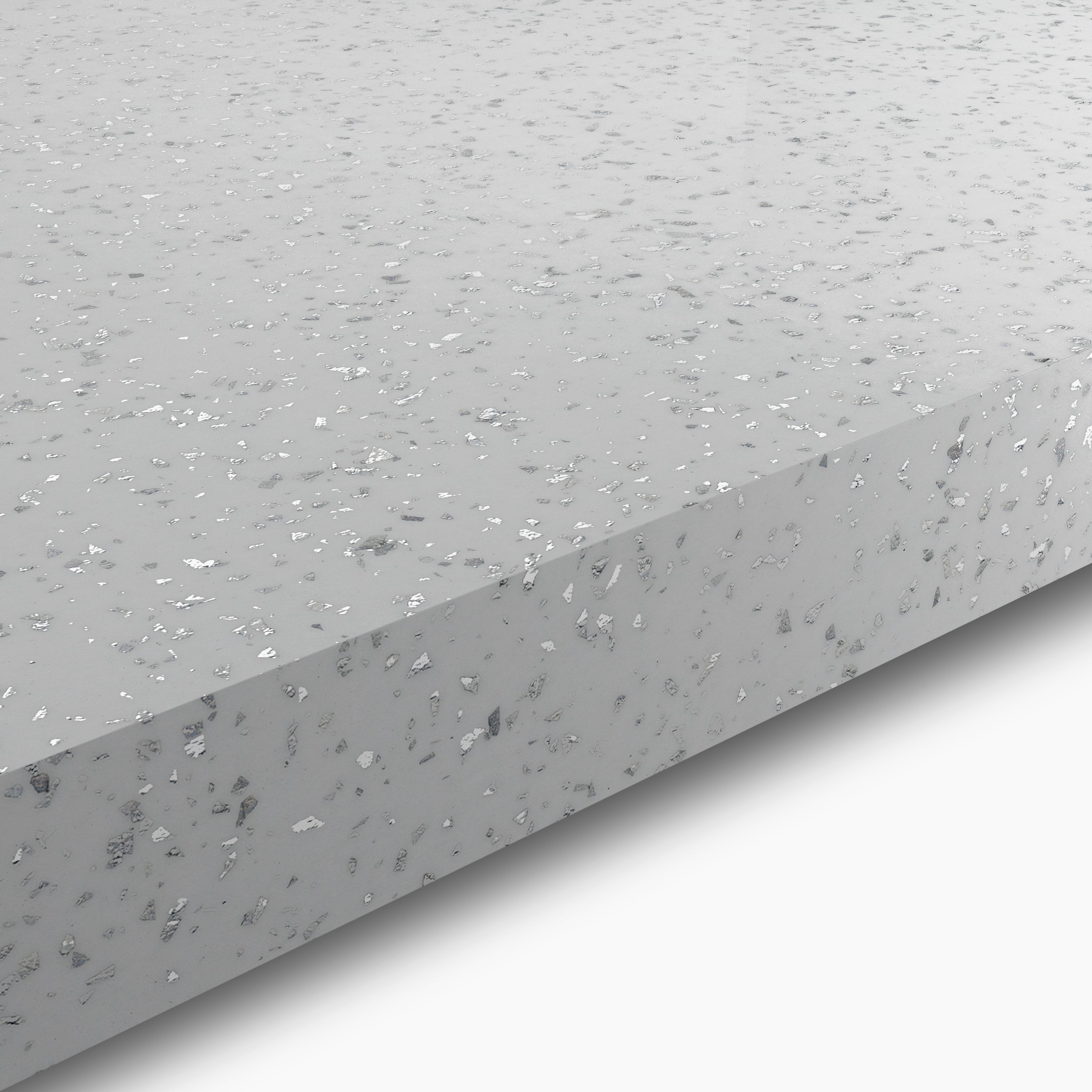 38mm Berberis Gloss White Star Effect Laminate Square Edge Kitchen