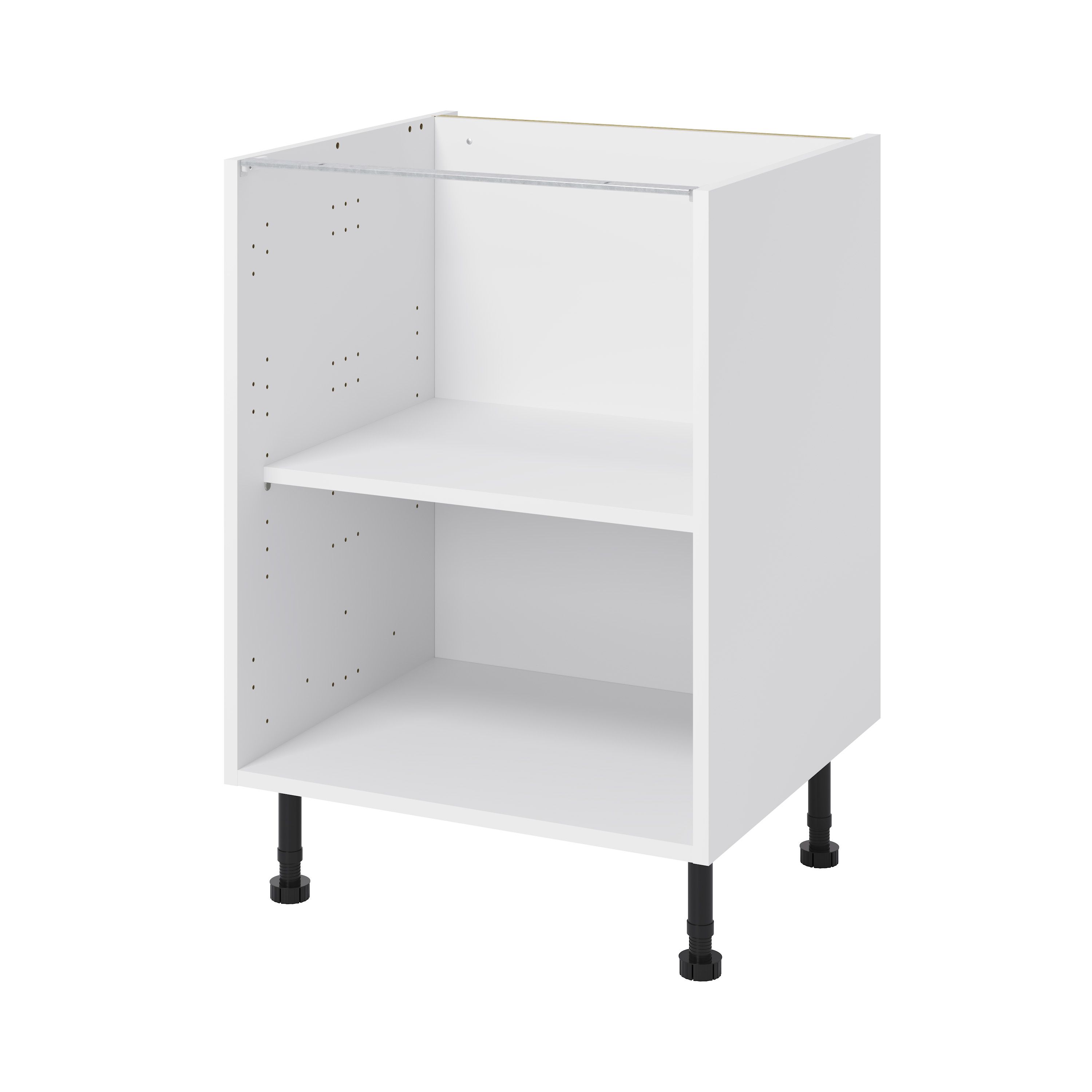 Goodhome Caraway White Base Cabinet W 600mm Departments Diy