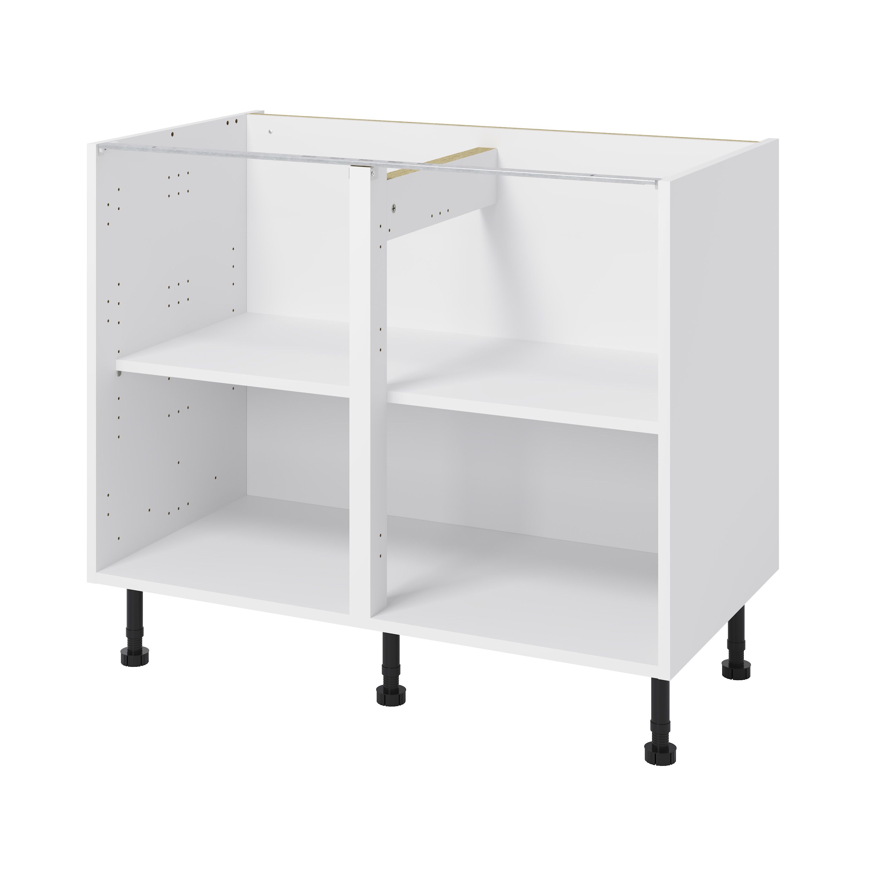 Goodhome Caraway White Base Cabinet W 1000mm Departments Diy