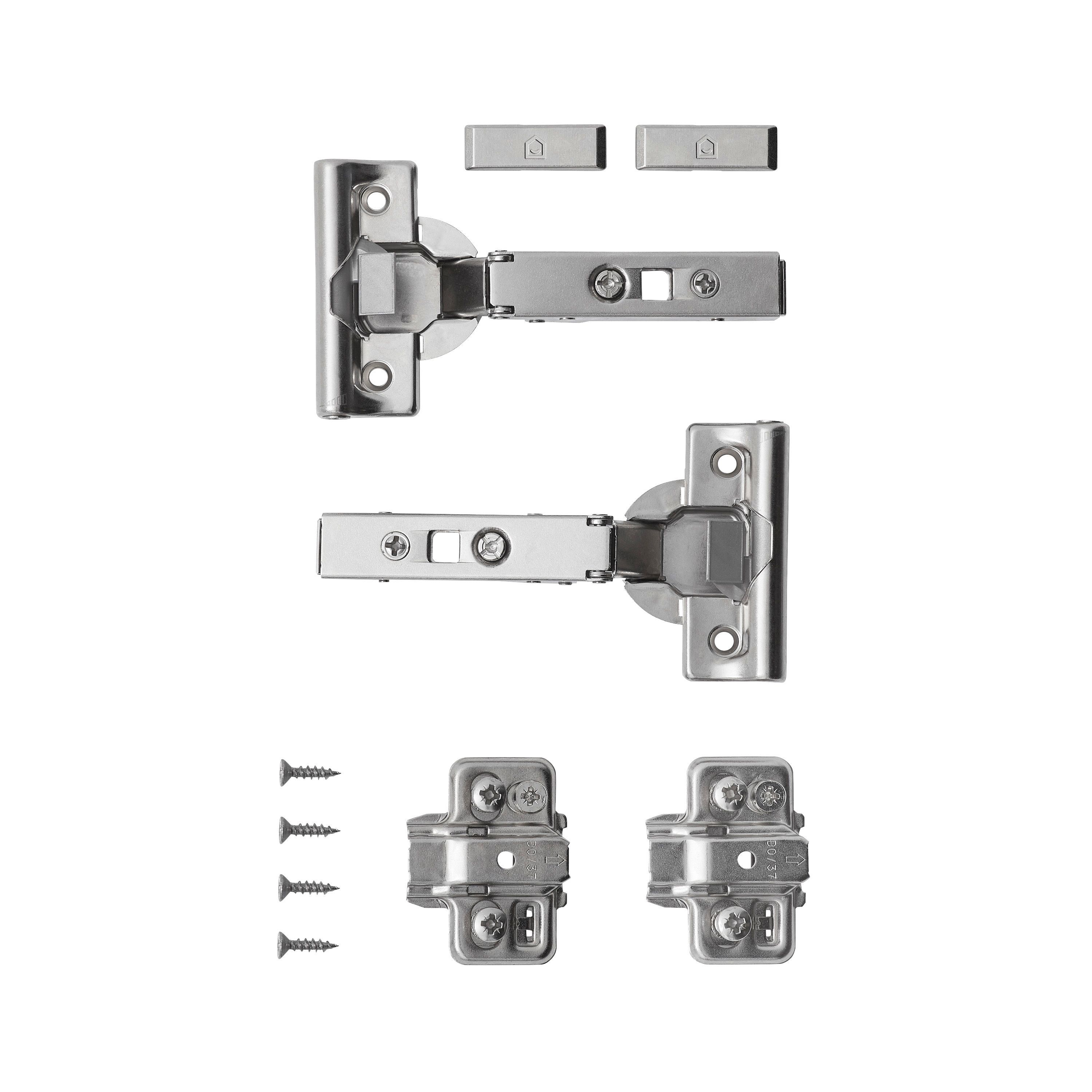 Goodhome Kombu Soft Close 110 Clip On Cabinet Hinge Pair