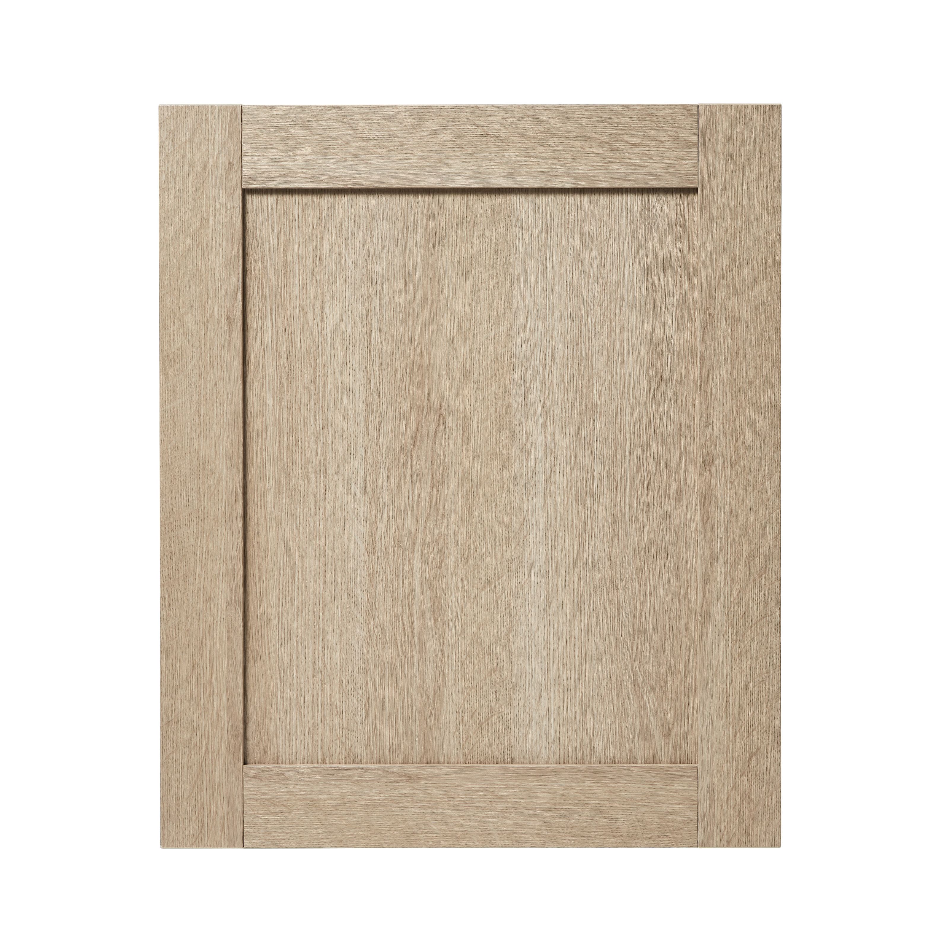 GoodHome Alpinia Oak effect shaker Highline door (W)600mm Departments DIY at B&Q