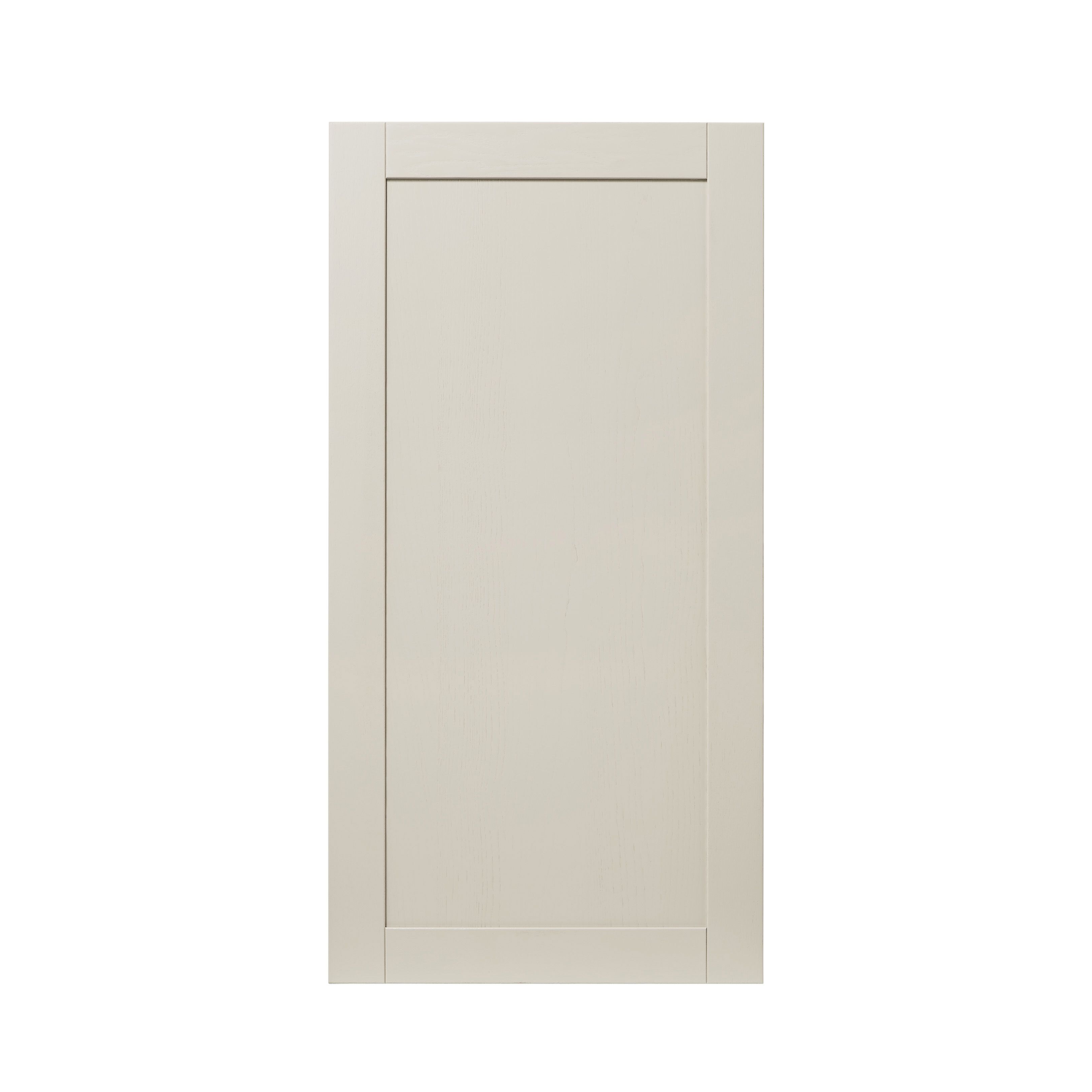 GoodHome Verbena Matt cashmere painted natural ash shaker Tall Larder