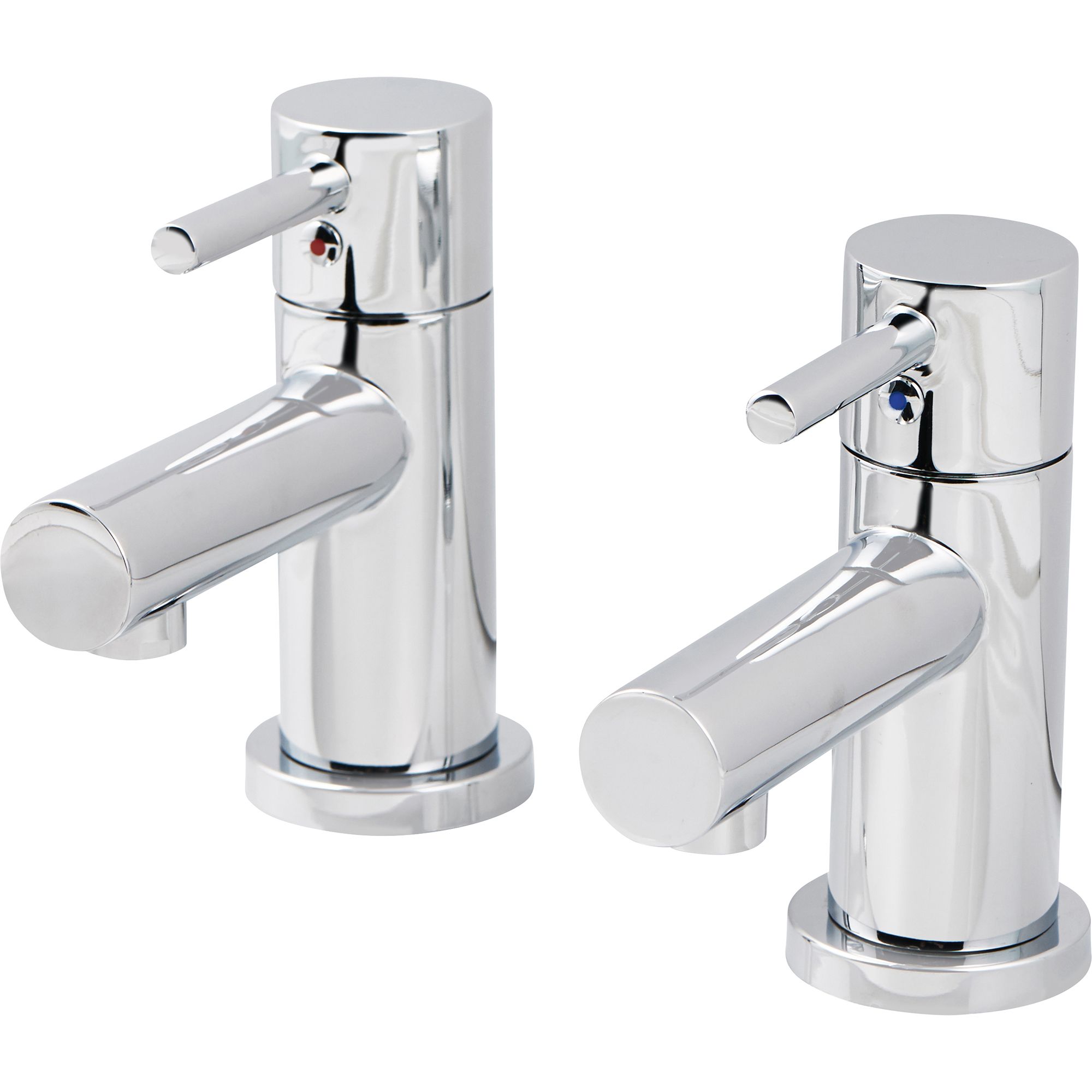 GoodHome Lazu Basin Pillar Tap | Departments | DIY at B&Q