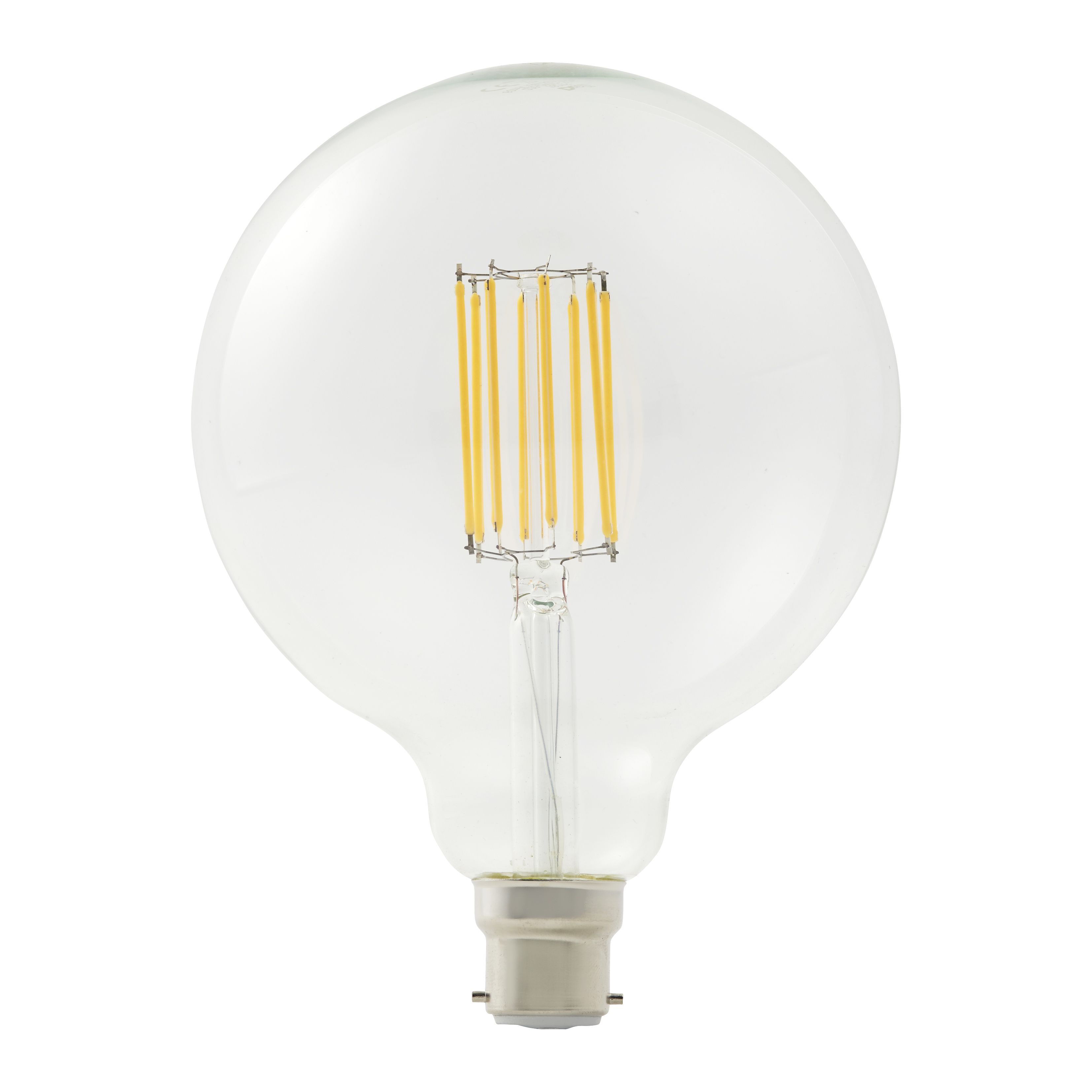 Diall B22 13W 1521lm Globe Warm white LED Dimmable Filament Light bulb