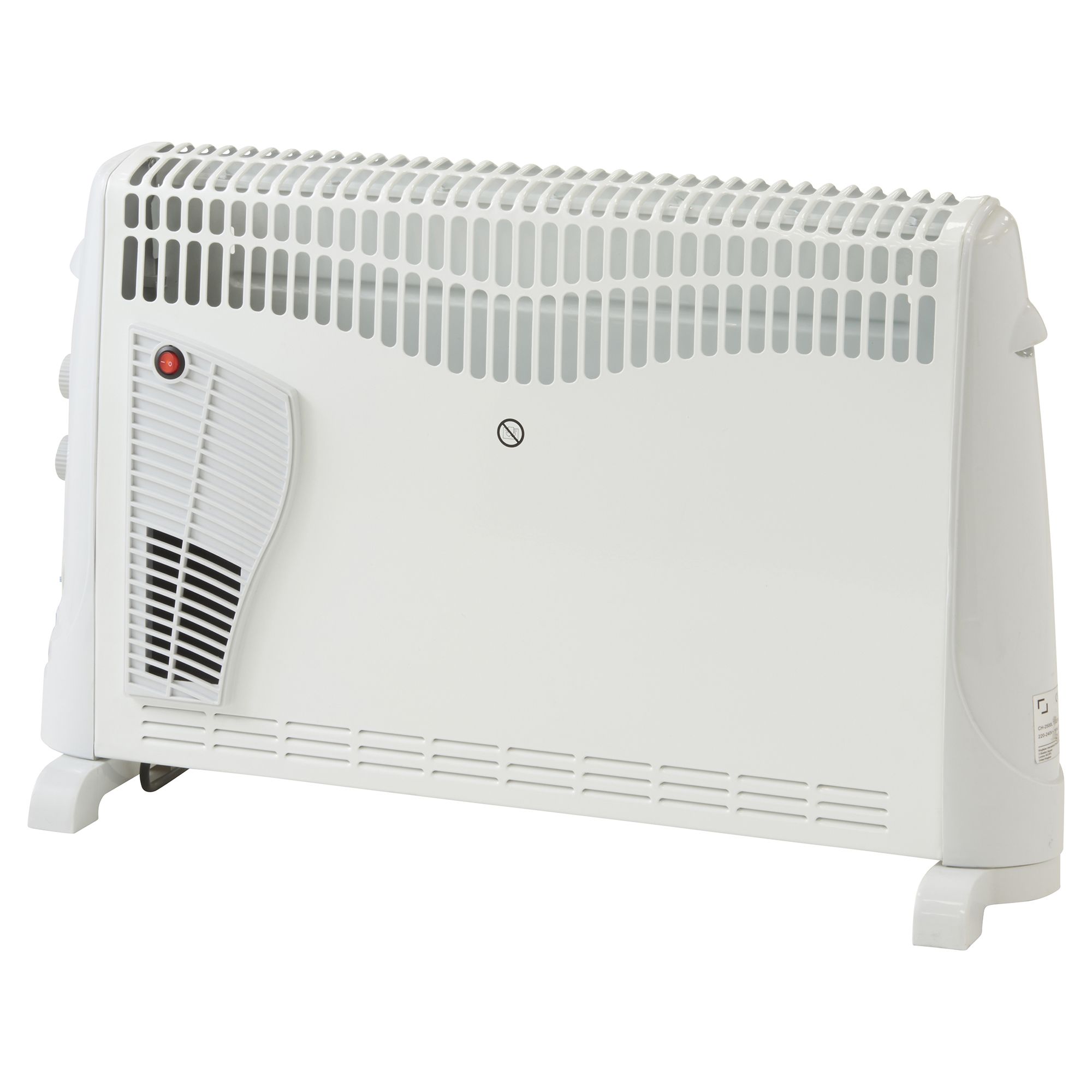 Electric 2500W White Convector heater Departments DIY at B&Q