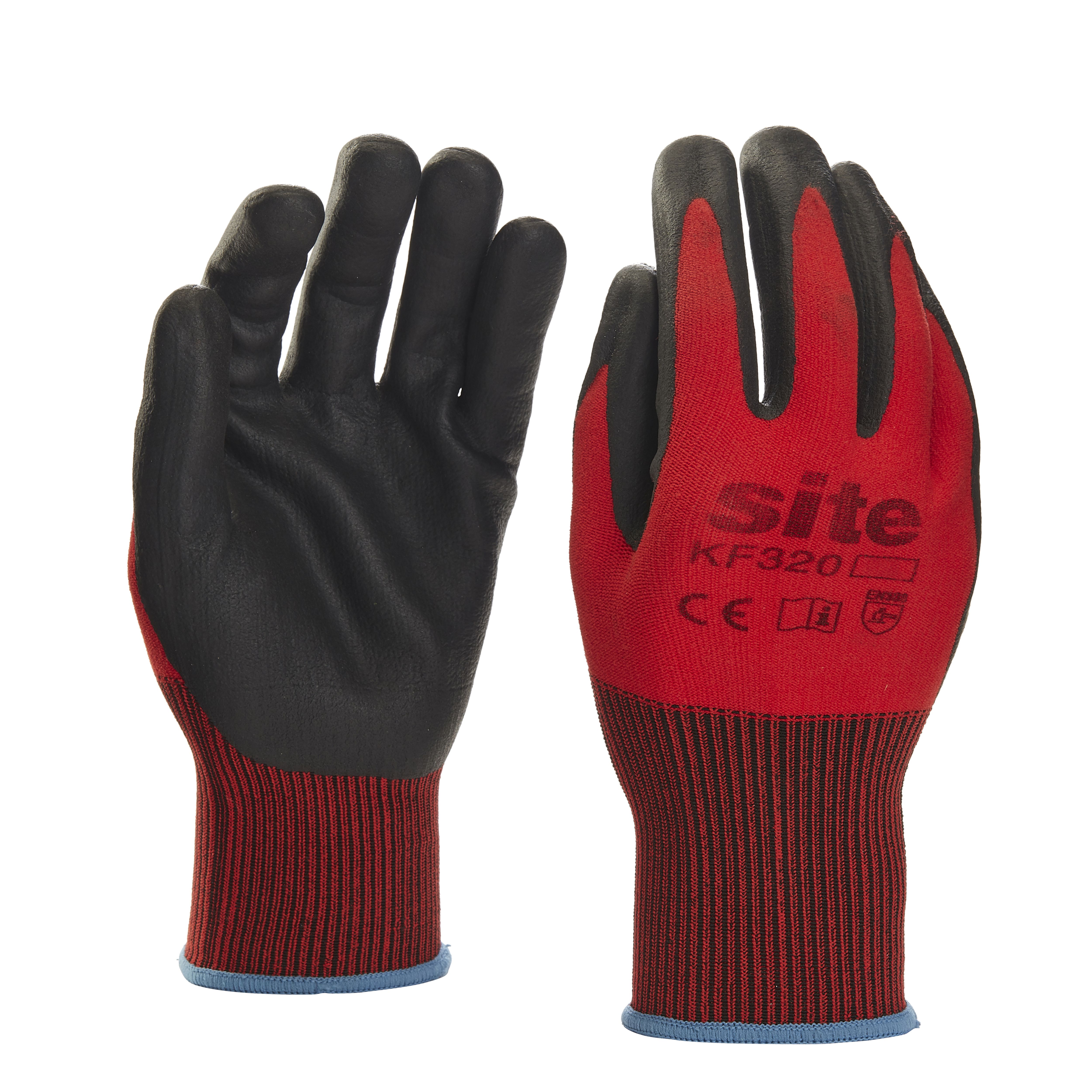 Site Nitrile General handling gloves, Large Departments DIY at B&Q