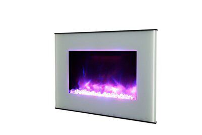 Lingga White Electric Fire Departments Diy At B Q