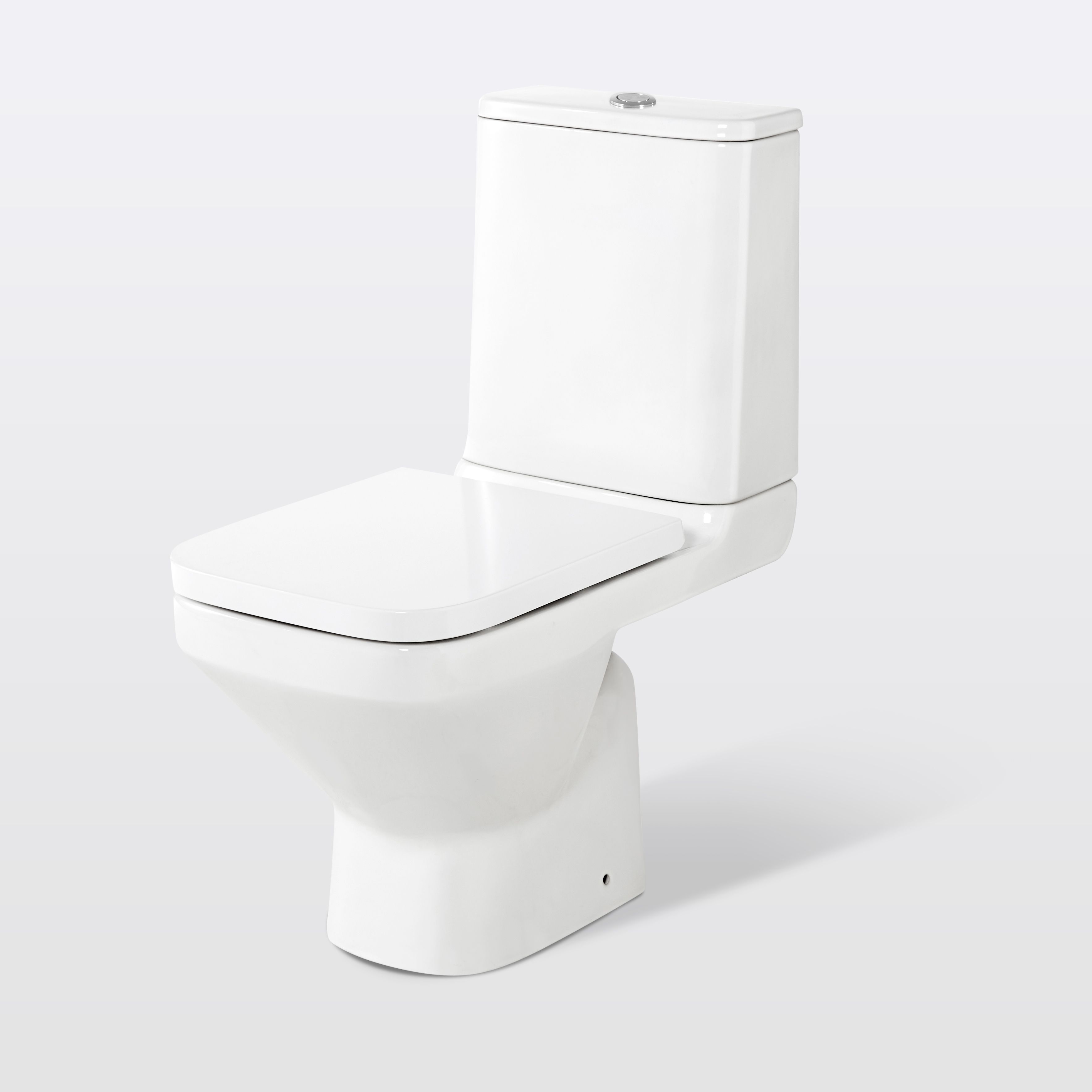 Goodhome Teesta Close Coupled Rimless Toilet With Soft Close Seat