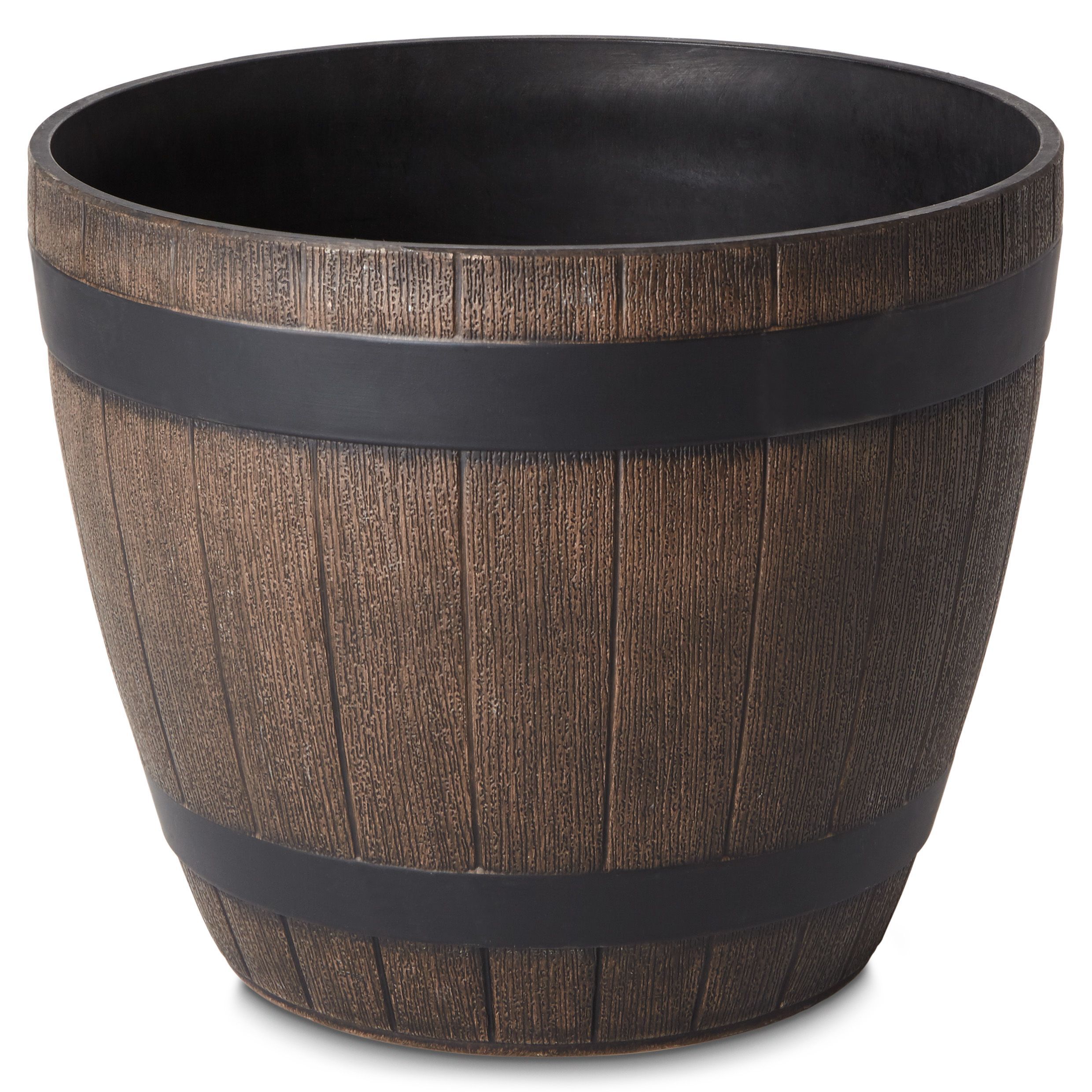 Lule Round Brown Pot (H)270mm (Dia)380mm | Departments | DIY At B&Q