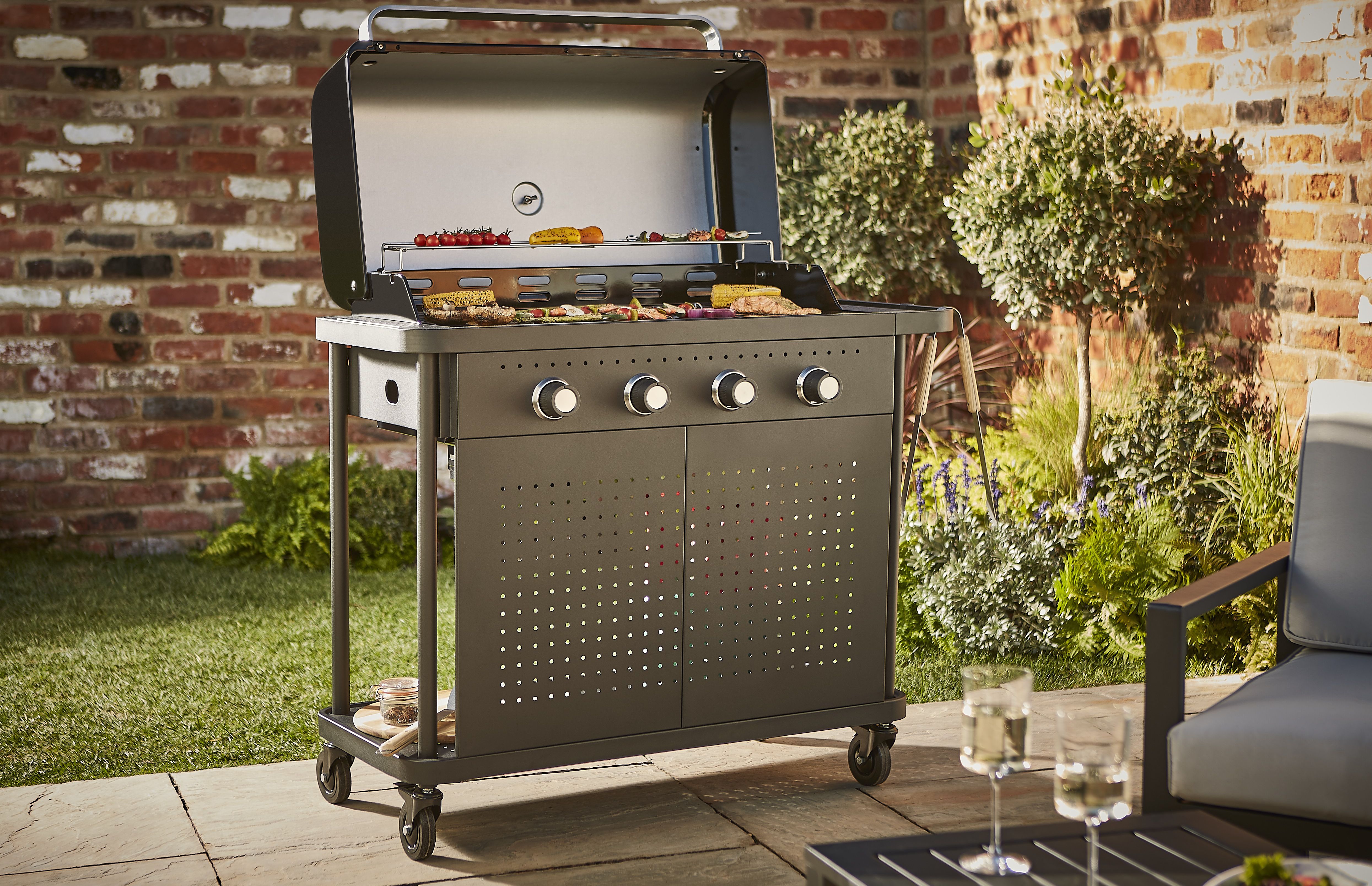 Blooma 450 Rockwell 4 Burner Gas Barbecue | Departments | DIY at B&Q