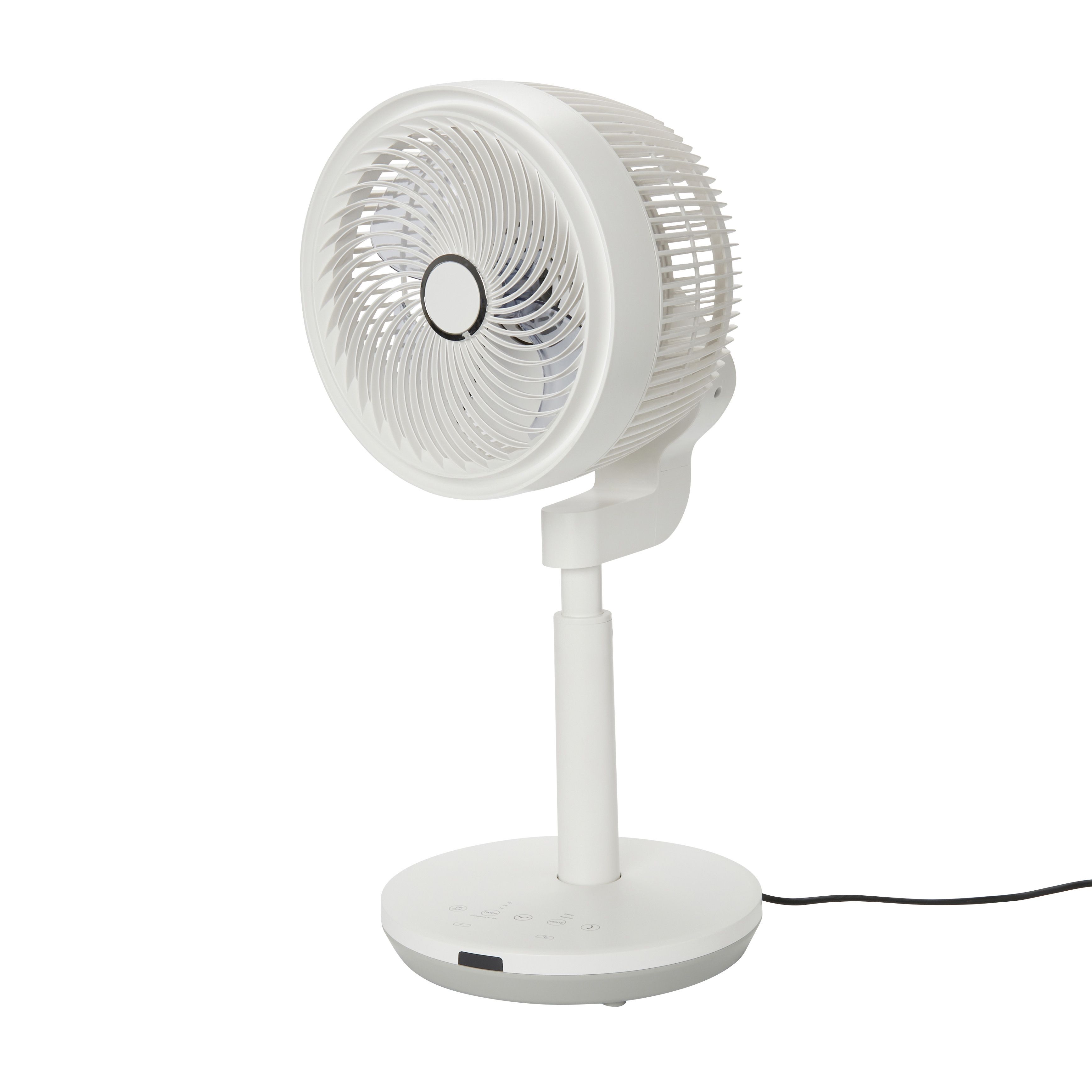 Blyss White 10 60w Desk Fan Departments Tradepoint