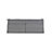 GoodHome Denia Steel grey Plain Bench cushion (L)116cm x (W)48cm