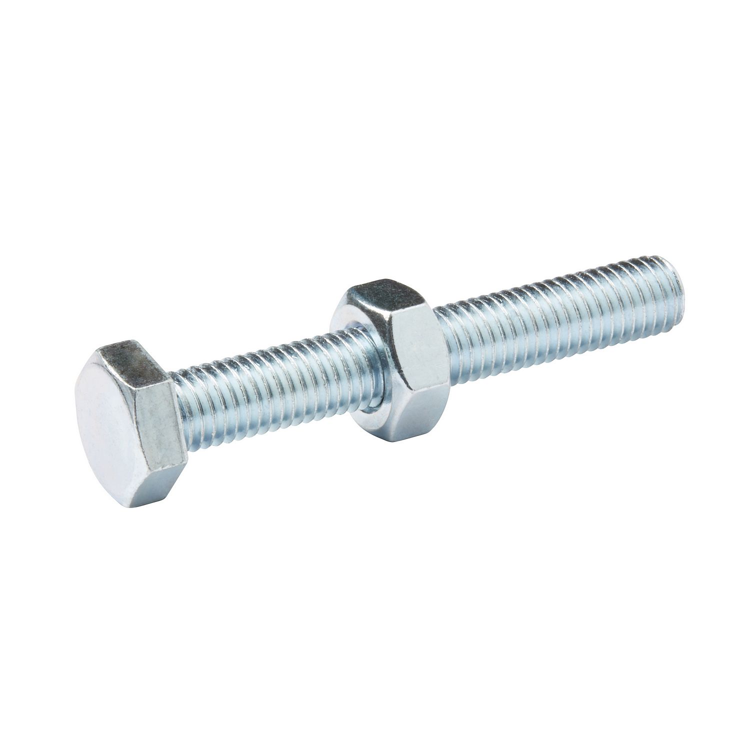 M10 Hex bolt & nut (L) 70mm, Pack of 10 Departments DIY at B&Q