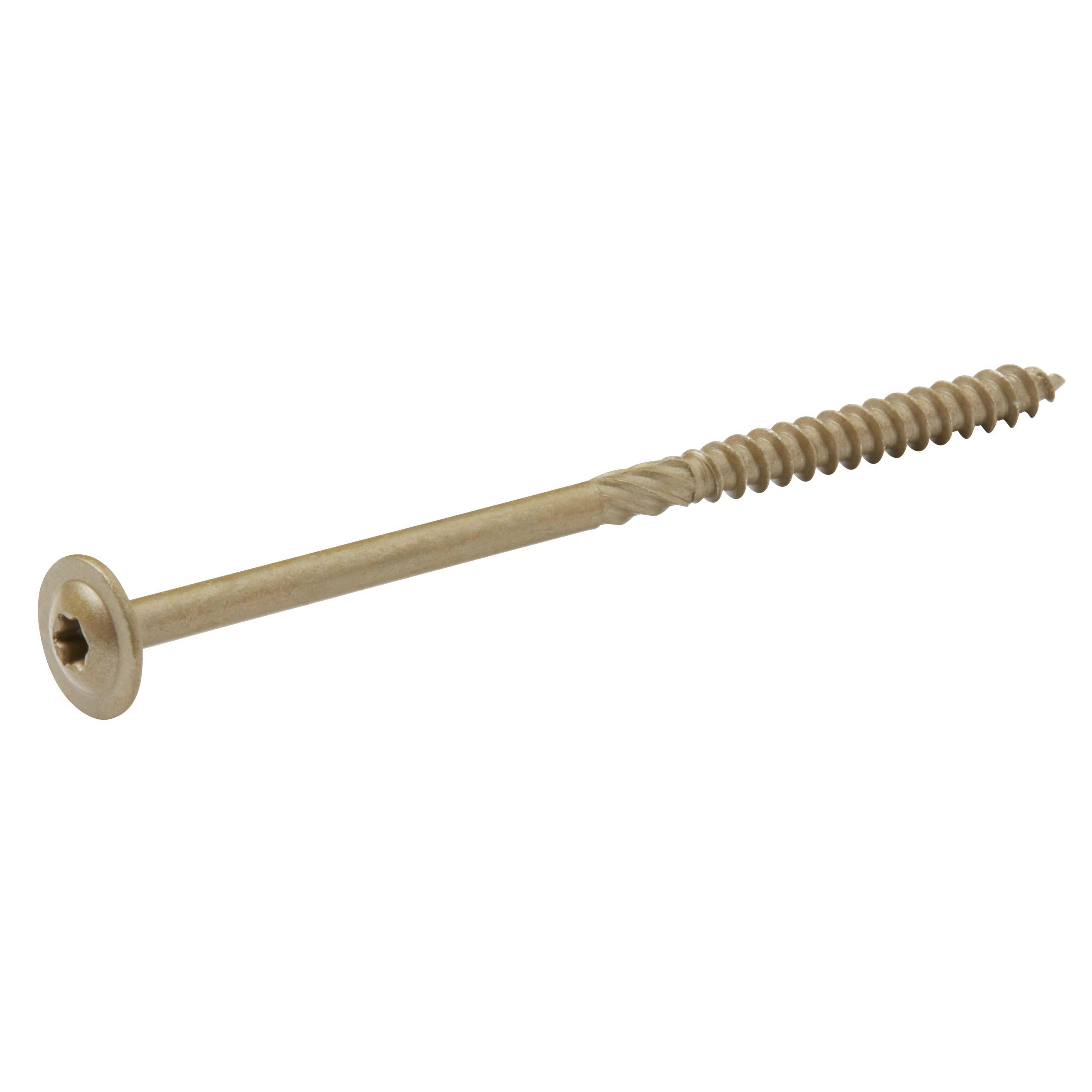 Diall Carbon steel Timber frame screw (Dia)6.7mm (L)125mm, Pack of 25
