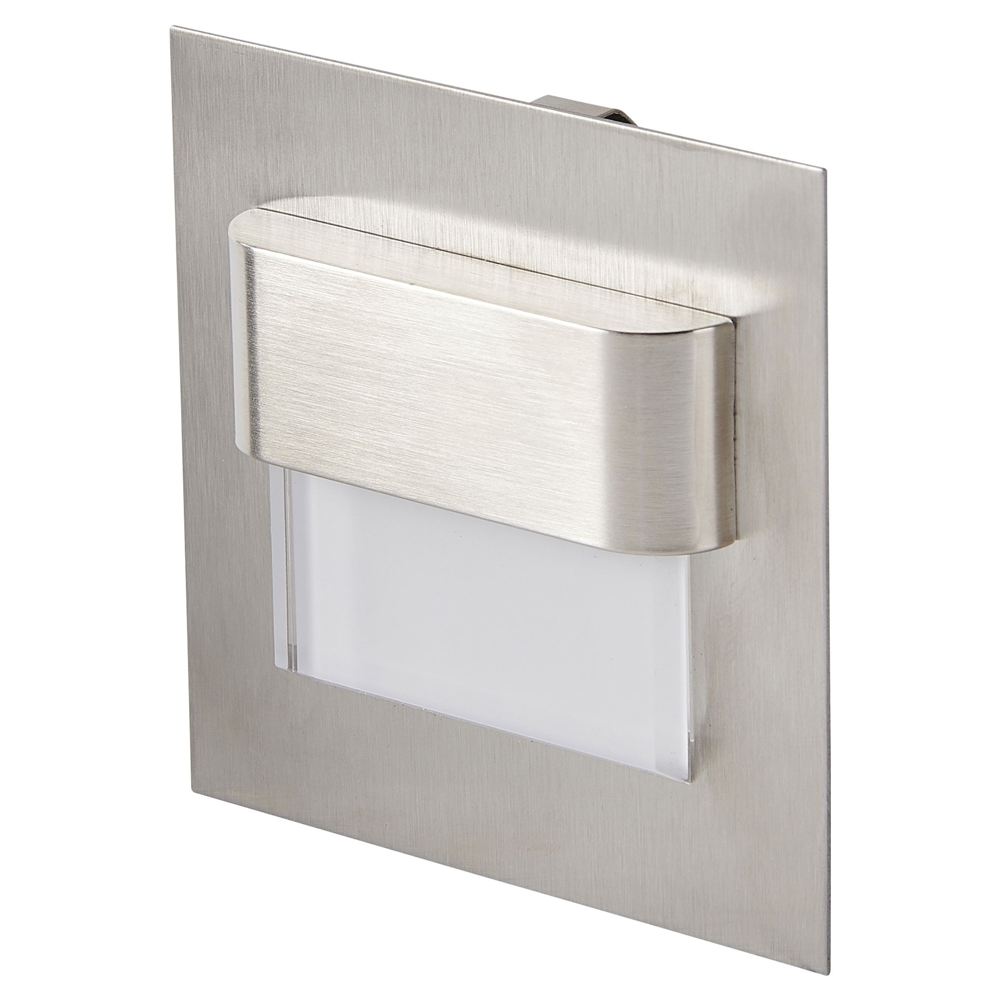 Colours Hayden Brushed Silver Effect Led Floor Light Departments