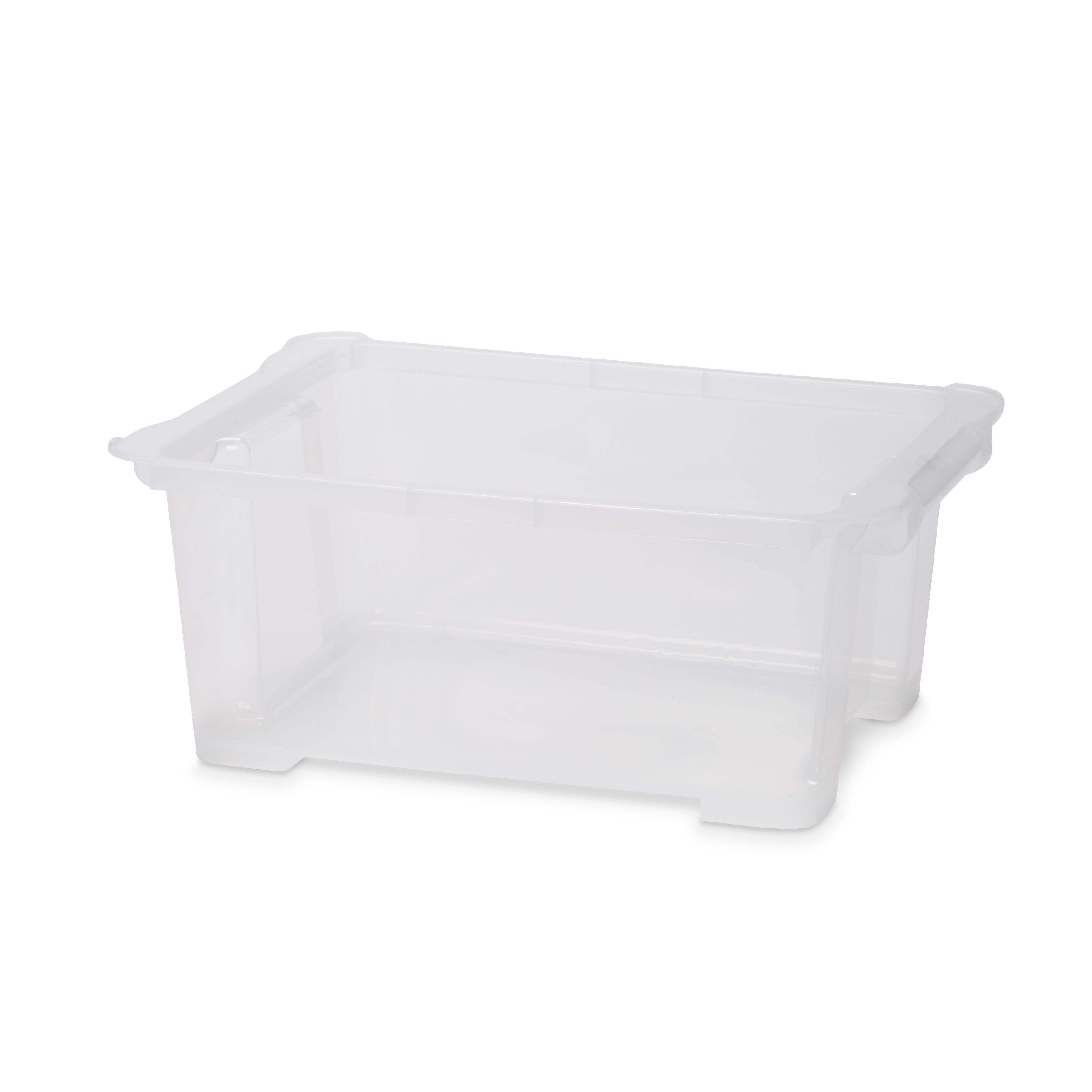 Form Kaze Clear 10L Plastic XS Stackable Storage box Departments