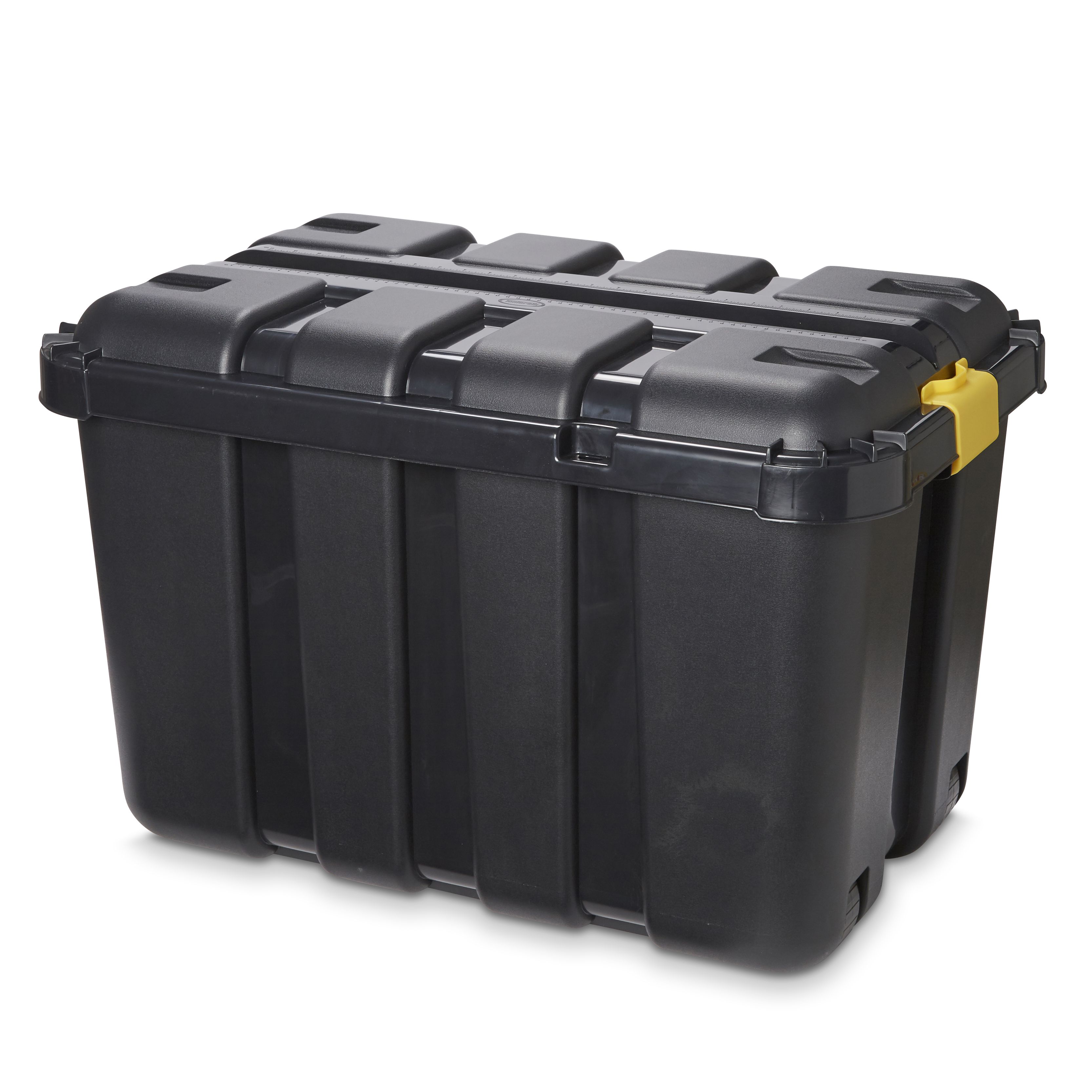 Form Skyda Heavy duty Black 149L Plastic Nestable Storage trunk