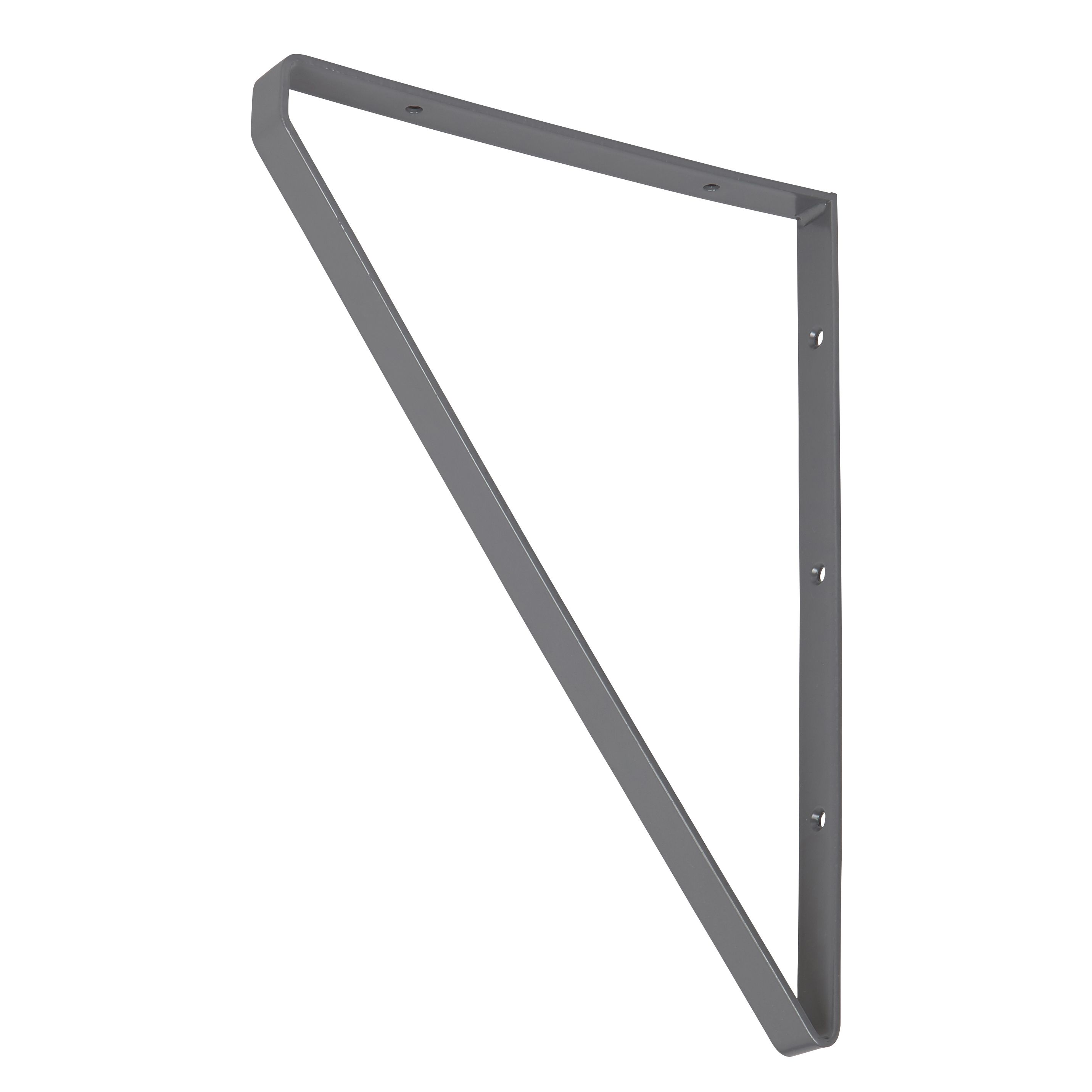 Form Clever Grey Steel Shelf bracket (D)200mm Departments DIY at B&Q