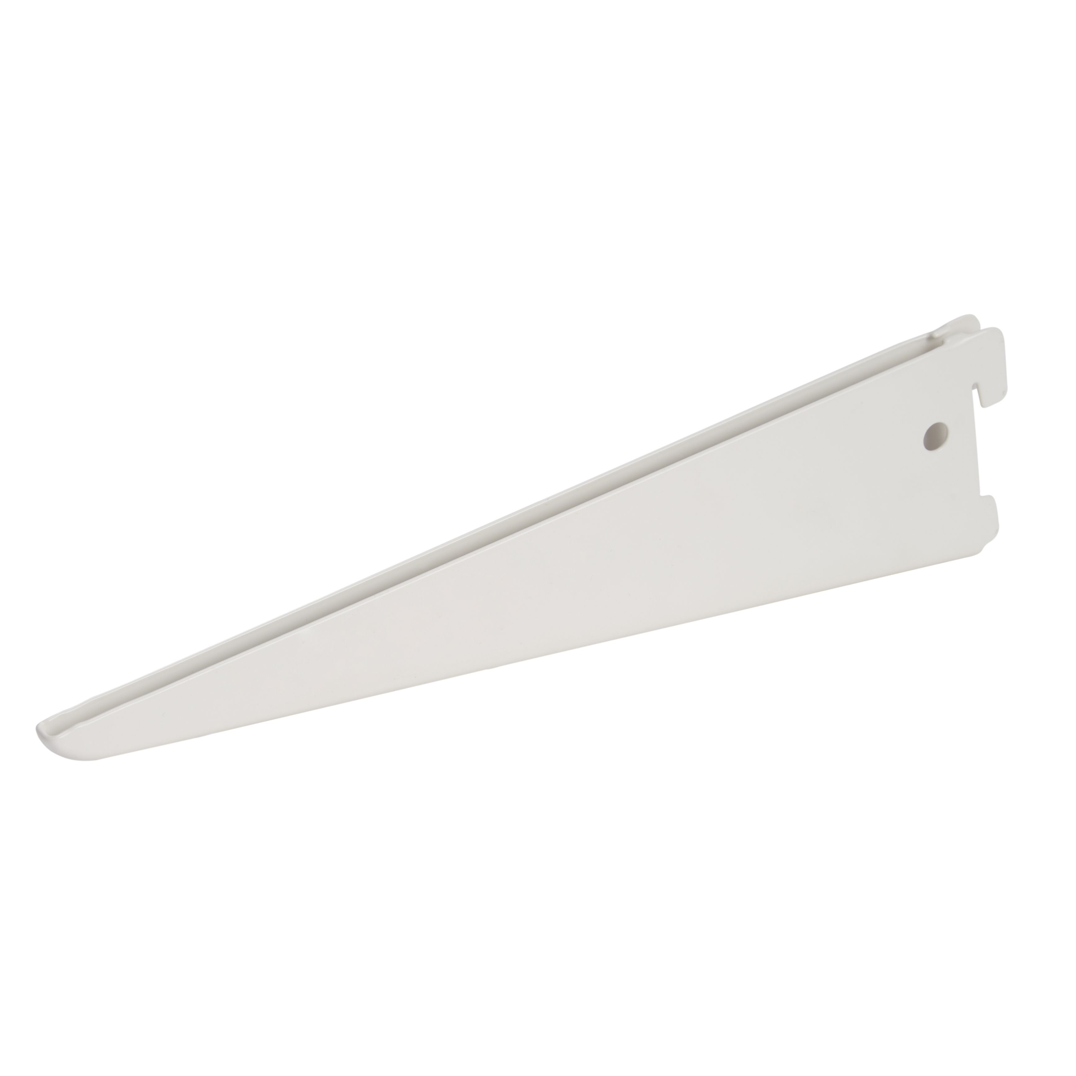 Twinny White Twin slot bracket (L)233mm (W)10mm Departments DIY at B&Q