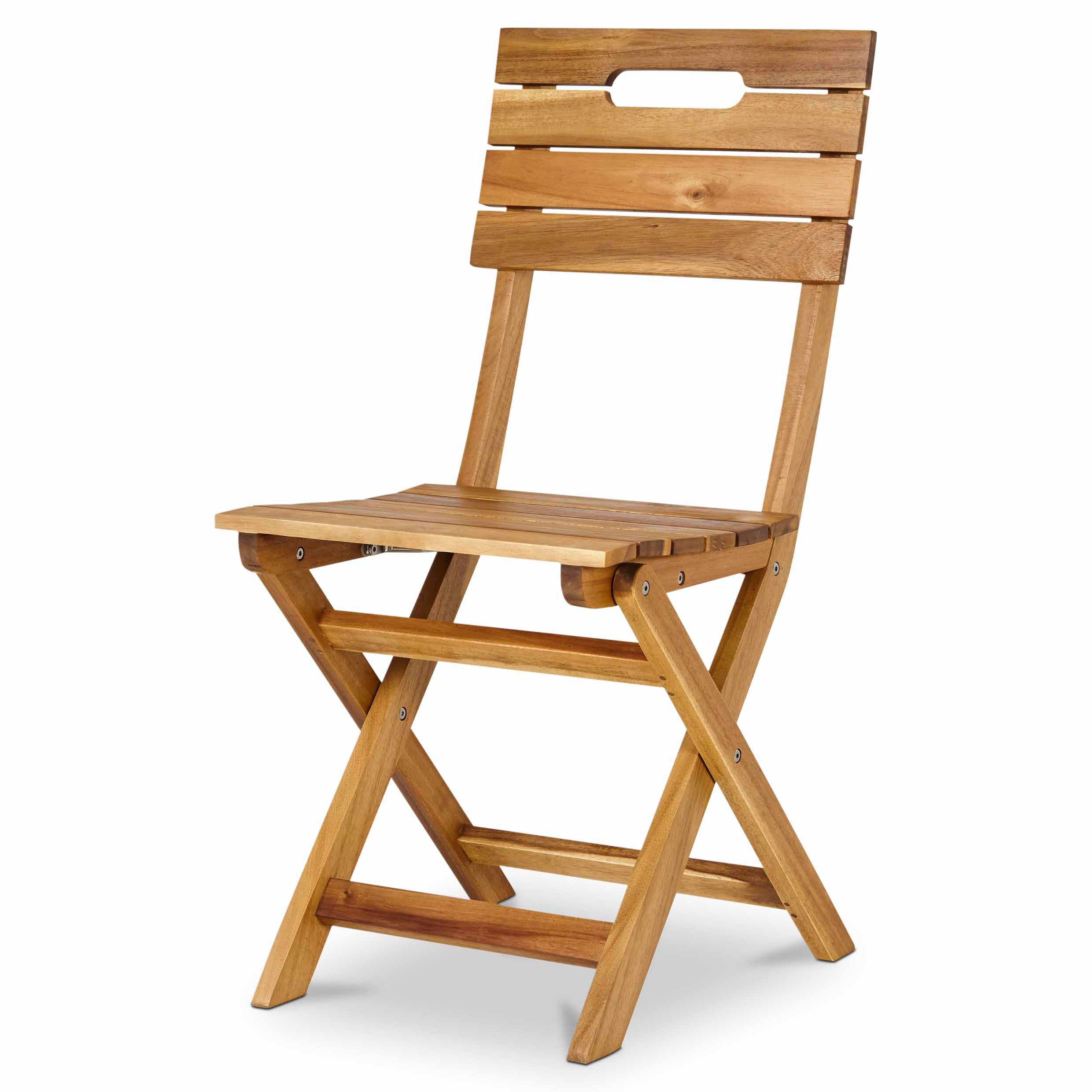 Denia Wooden Foldable Chair, Pack of 2 | Departments | DIY at B&Q