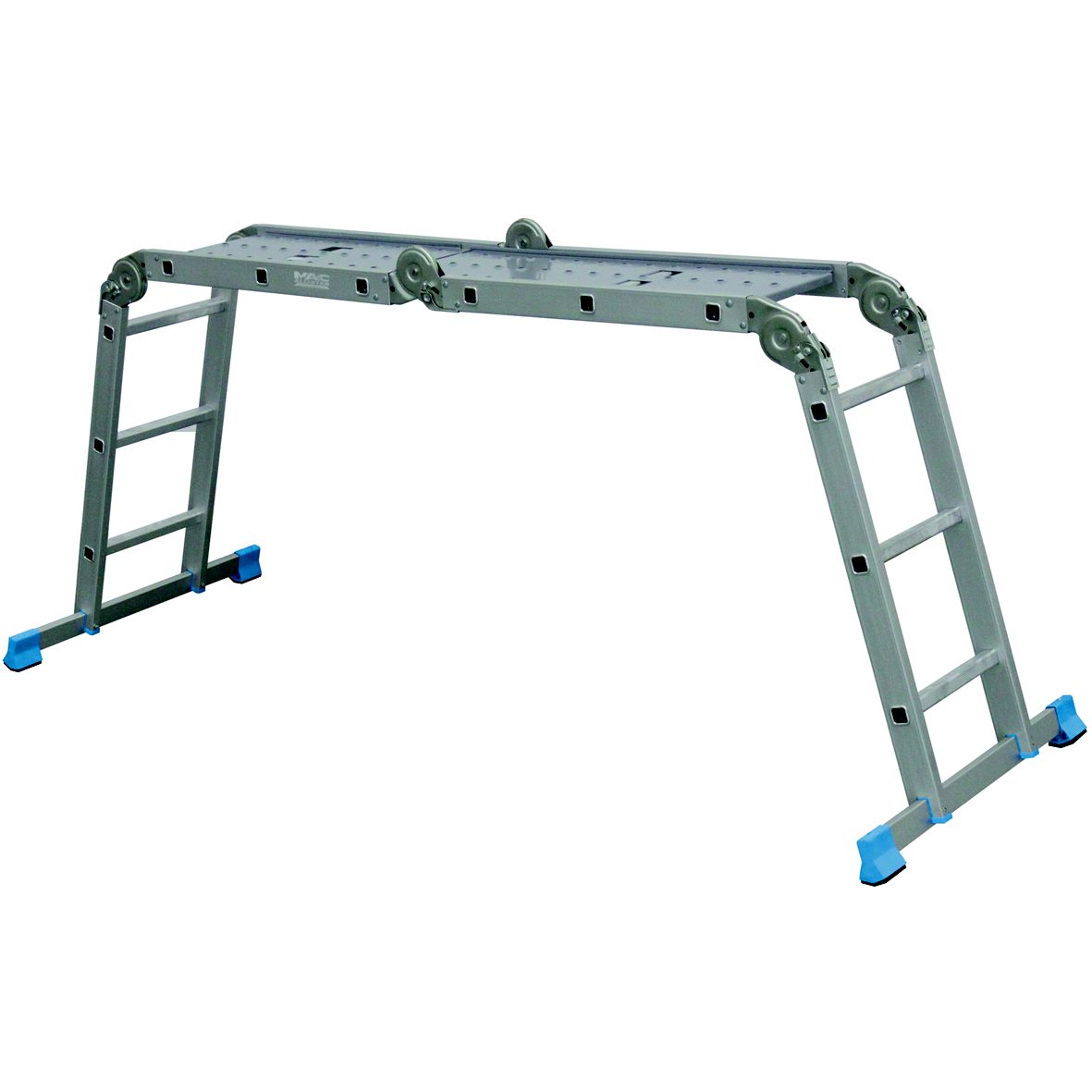 Mac Allister Folding Way Tread Combination Ladder Departments DIY At B Q