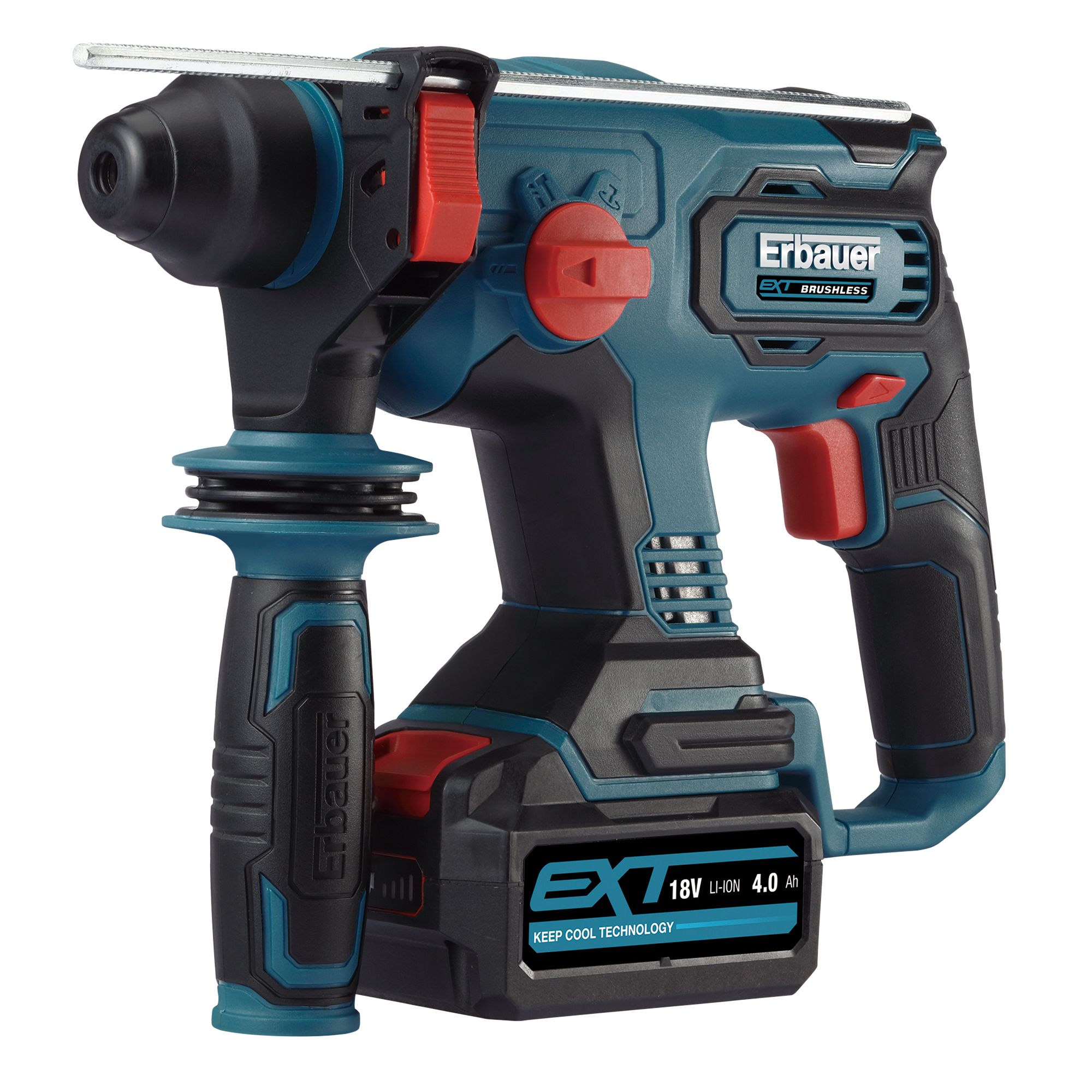 Erbauer EXT Cordless 18V 4Ah Brushless Drill ERH18Li Departments DIY at B&Q