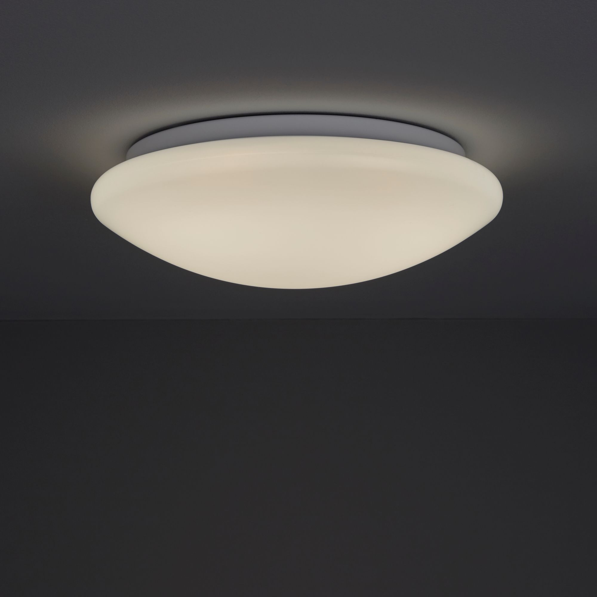 Dea Brushed White Ceiling Light Departments Tradepoint
