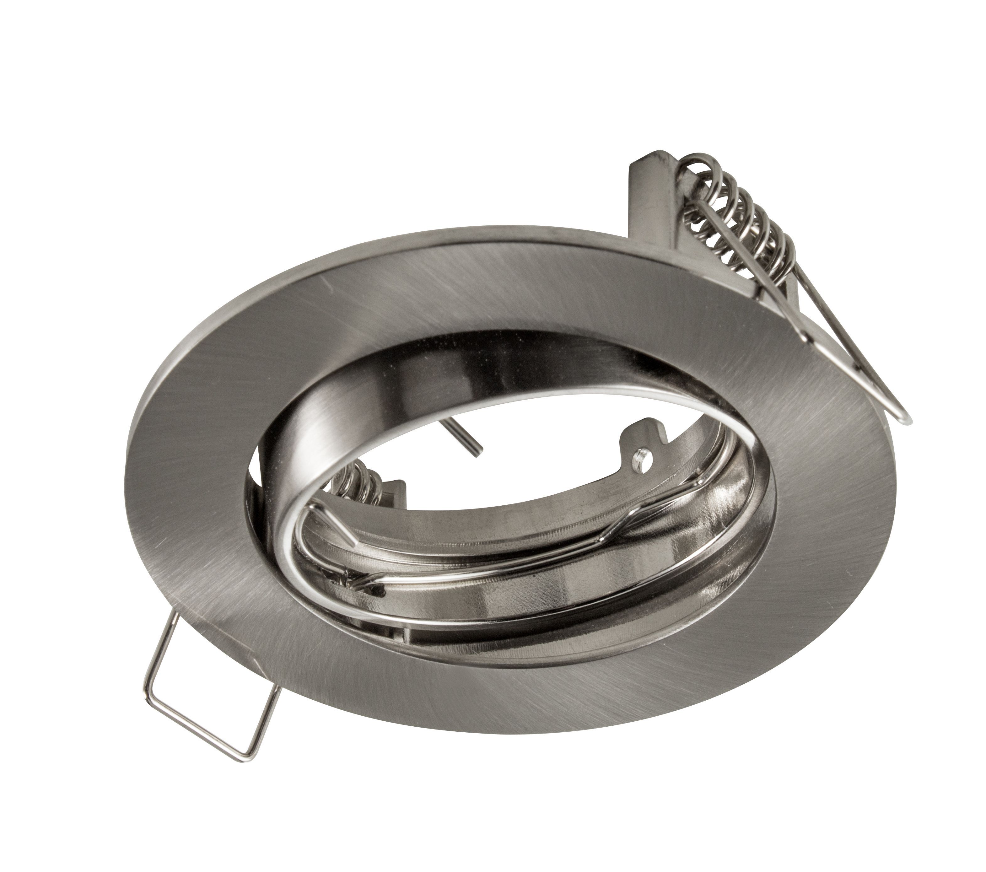 Colours Brushed chrome Adjustable Downlight bezel IP20 Departments