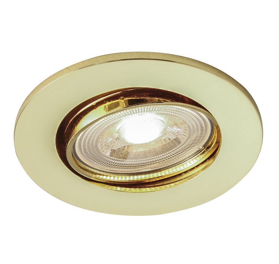 Colours Gold effect LED Adjustable Recessed downlight 4.8 W IP20