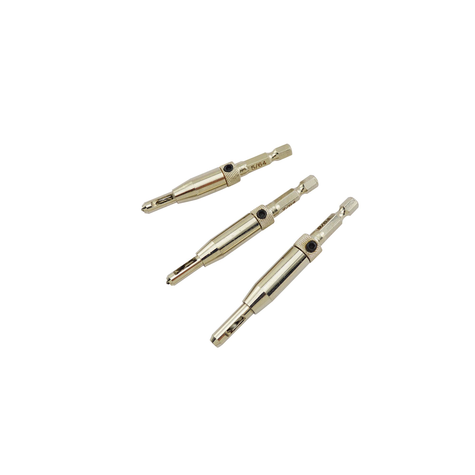 Universal Hinge drill set, 3 Pieces | Departments | DIY at B&Q