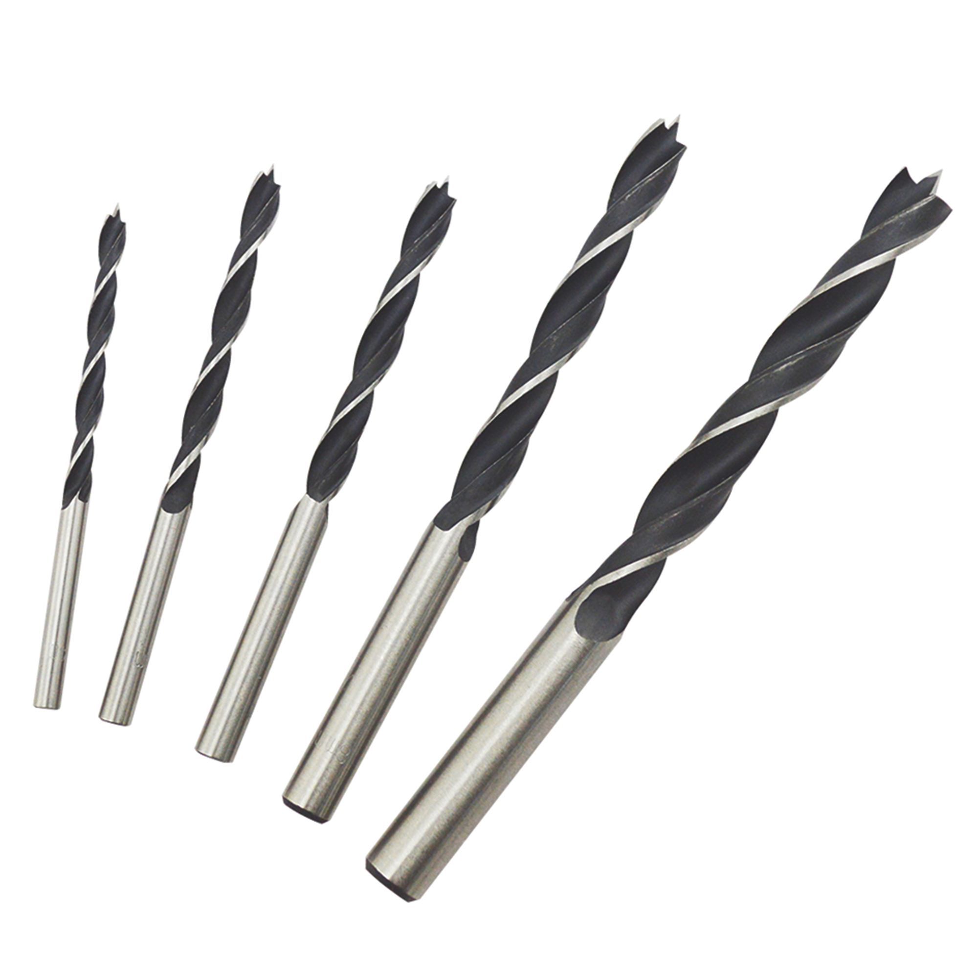 Bradpiont 410mm Drill bit set, 5 Pieces Departments DIY at B&Q