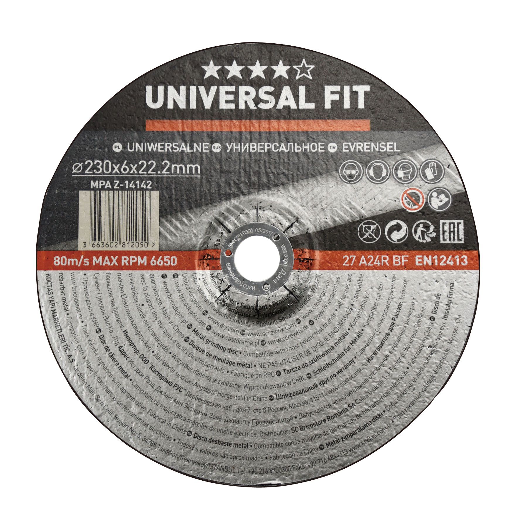 Universal (Dia)230mm Grinding disc Departments DIY at B&Q