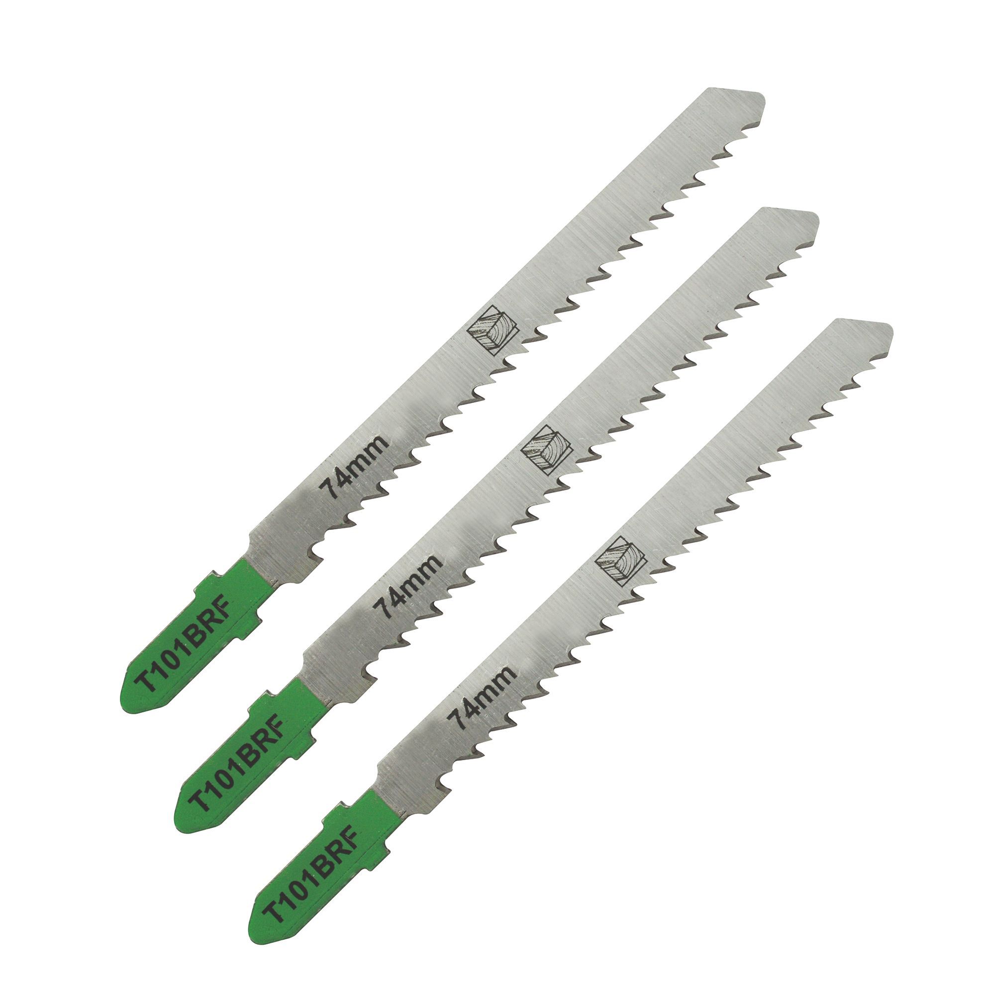 Universal T Shank Jigsaw Blade Sjg30534 T101brf 100mm Pack Of 3